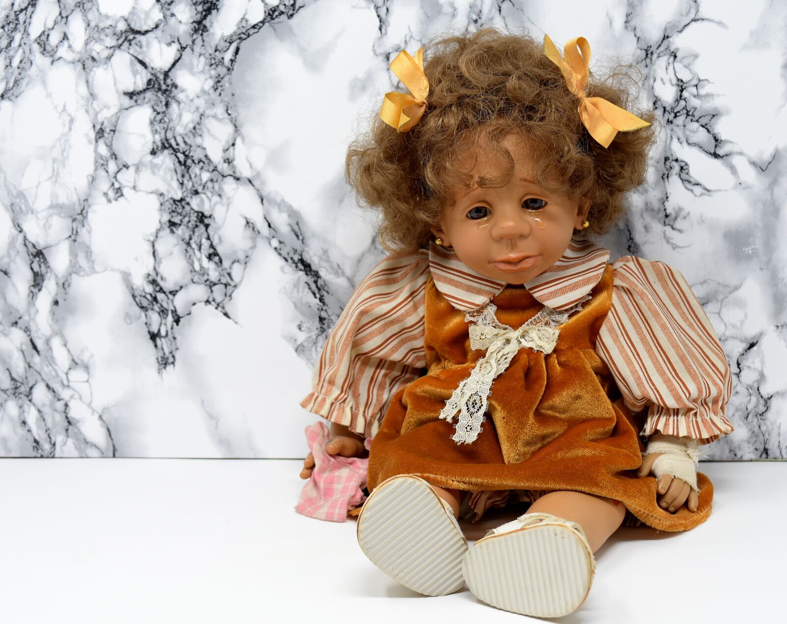 Nikon D7200 sample photo. Doll, girl, sad photography