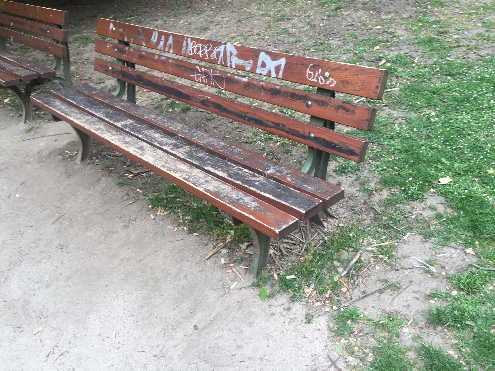Apple iPhone 6 sample photo. Bench, bank, wooden bench photography
