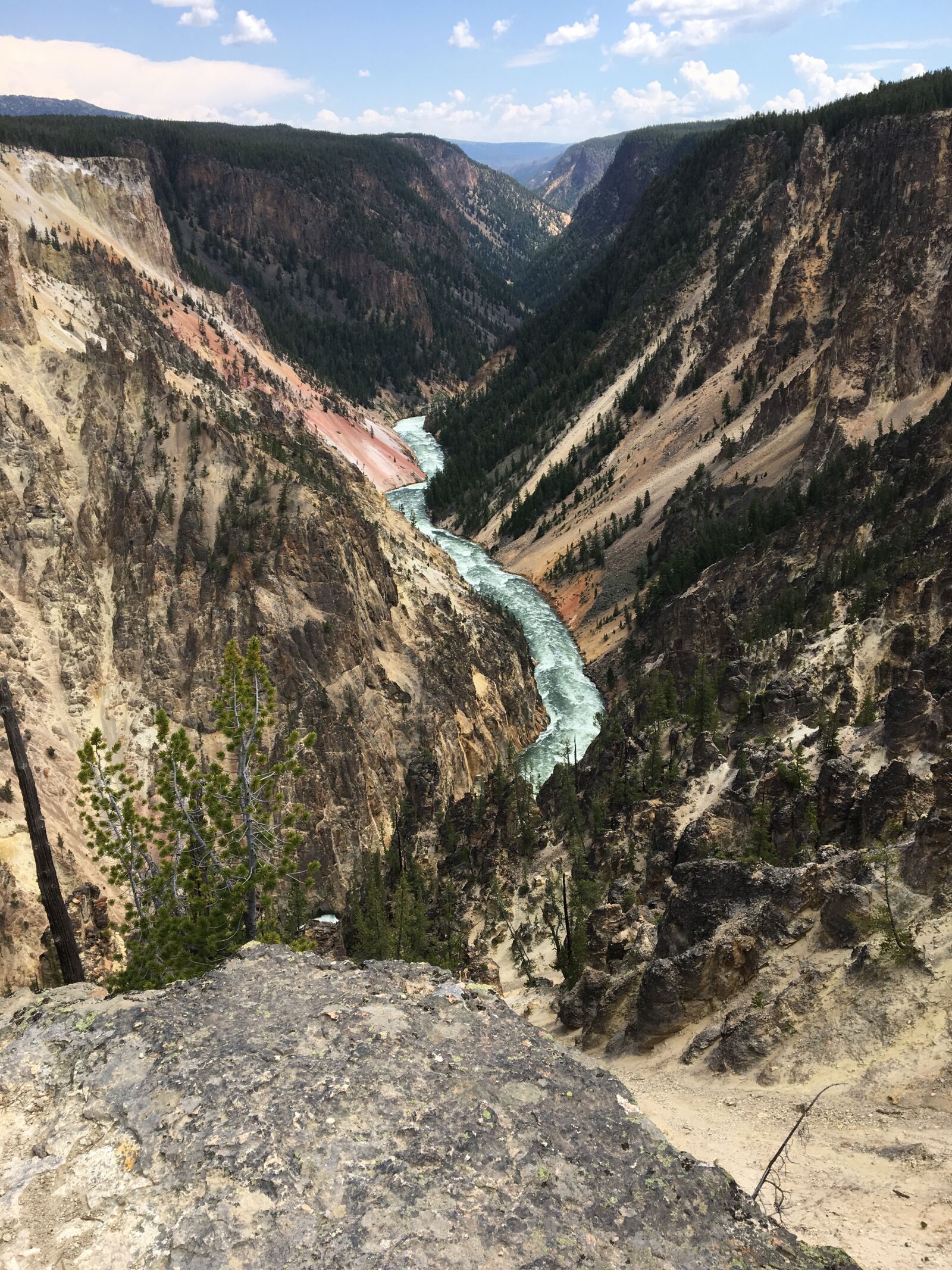 Apple iPhone 6s sample photo. Canyon, yellowstone, wyoming photography
