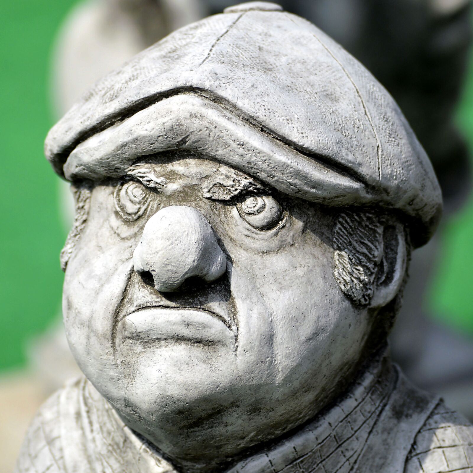Nikon D3200 sample photo. Stone figure, face, evil photography