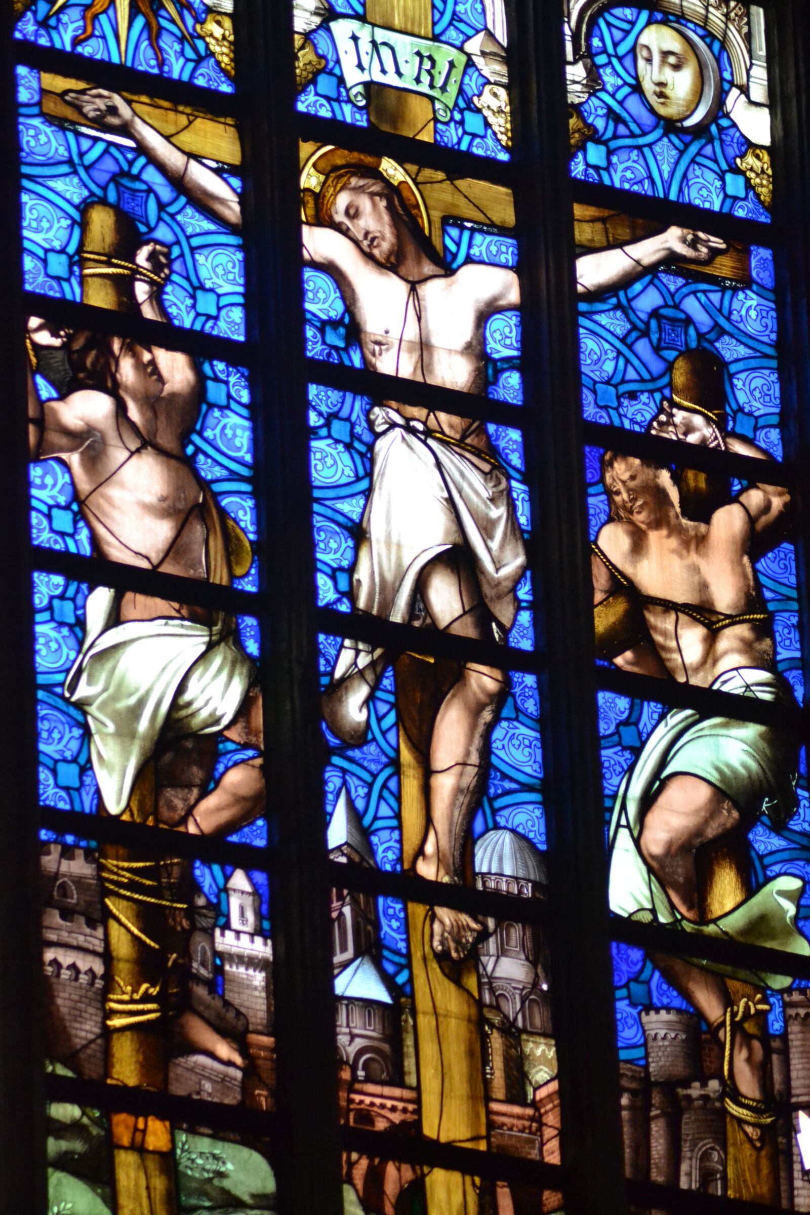 Nikon D3100 sample photo. Stained glass, window, church photography