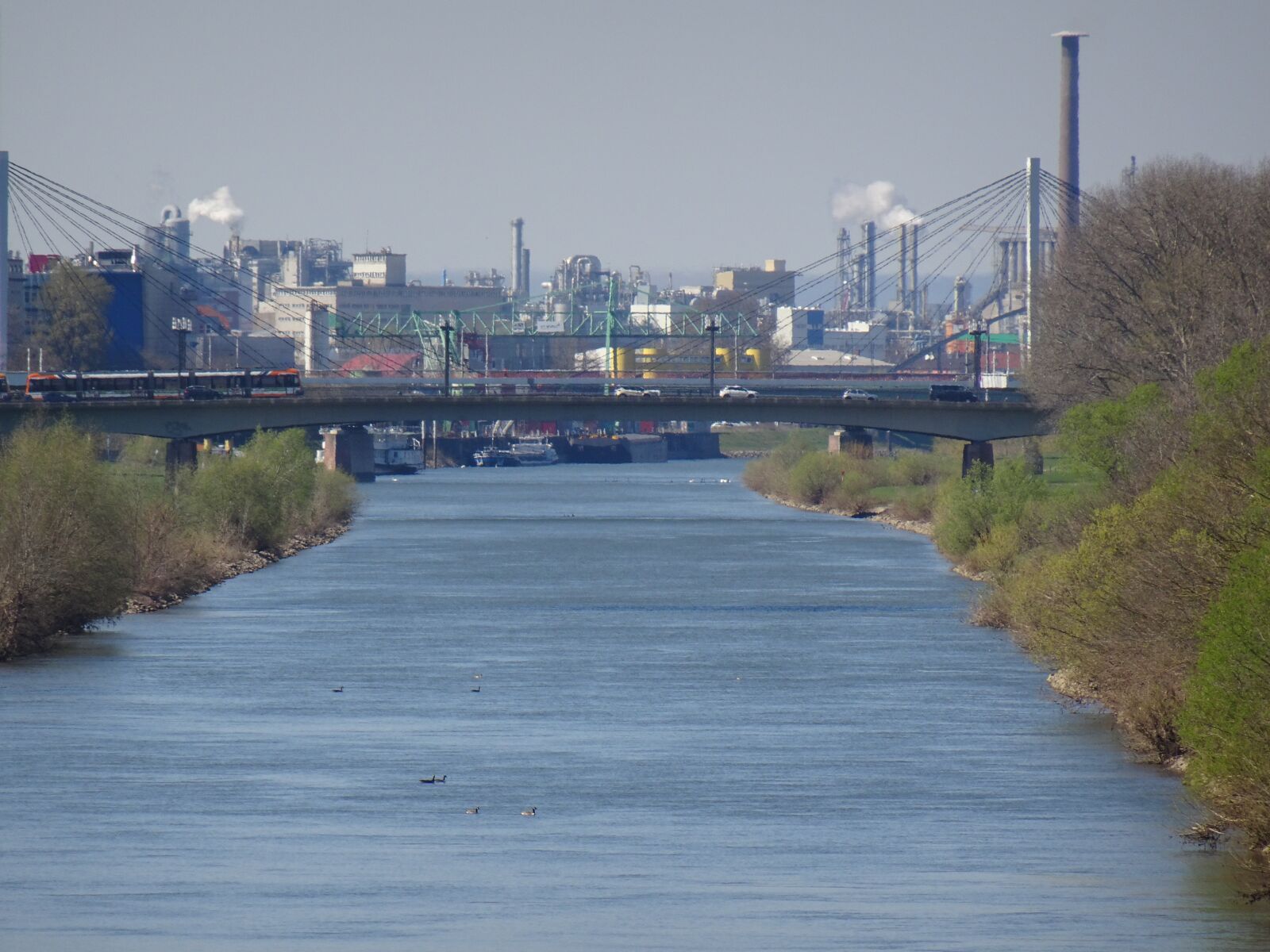 Sony Cyber-shot DSC-WX500 sample photo. Industry, chimney, river photography