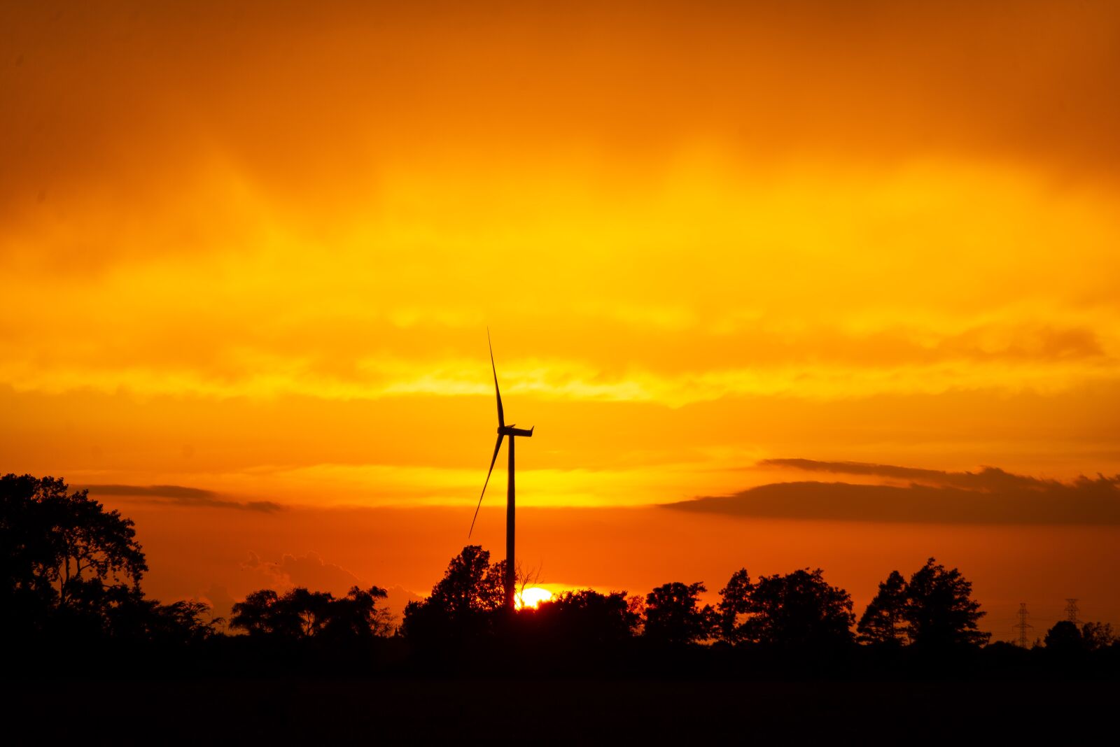 Nikon D600 sample photo. Sunset, windmill, chatham-kent photography