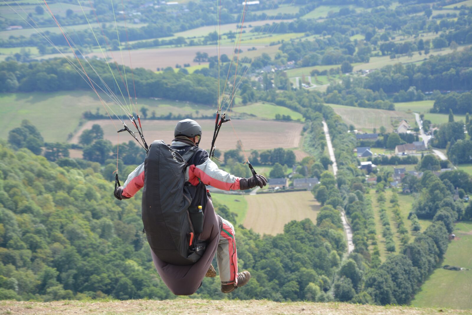 Nikon D5200 sample photo. Paragliding, paraglider, fifth wheel photography