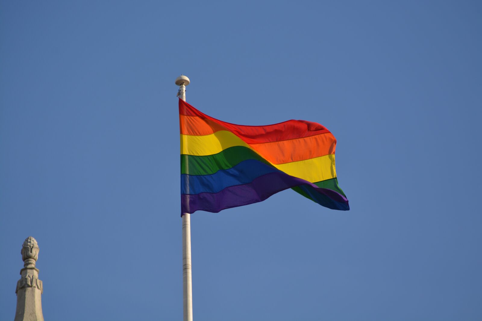Nikon D5200 sample photo. Rainbow, london, flag photography