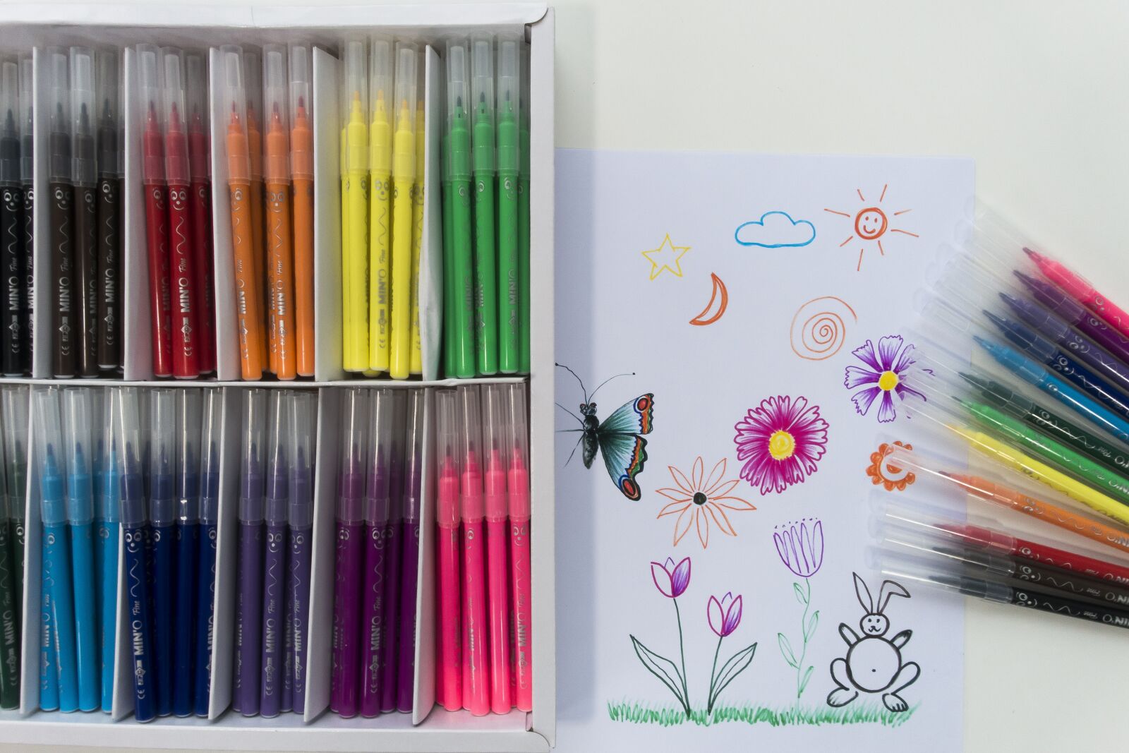 Sony Cyber-shot DSC-RX100 III sample photo. Felt tip pens, children photography