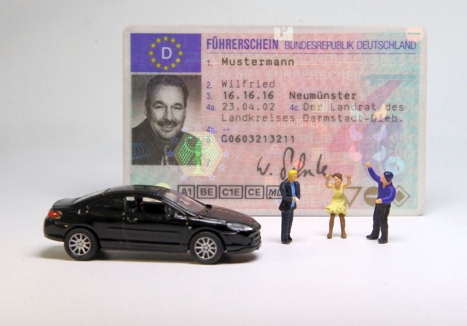 Canon EOS 7D sample photo. Auto, driver's license, miniature photography