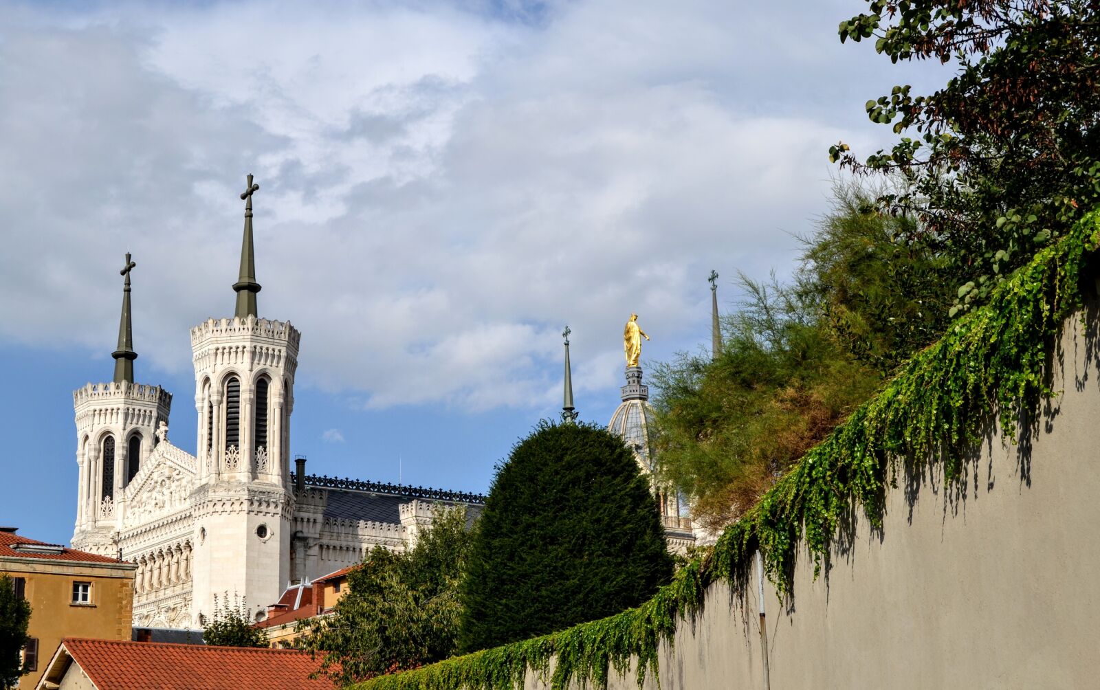 Nikon D3100 sample photo. Lyon, basilica, france photography