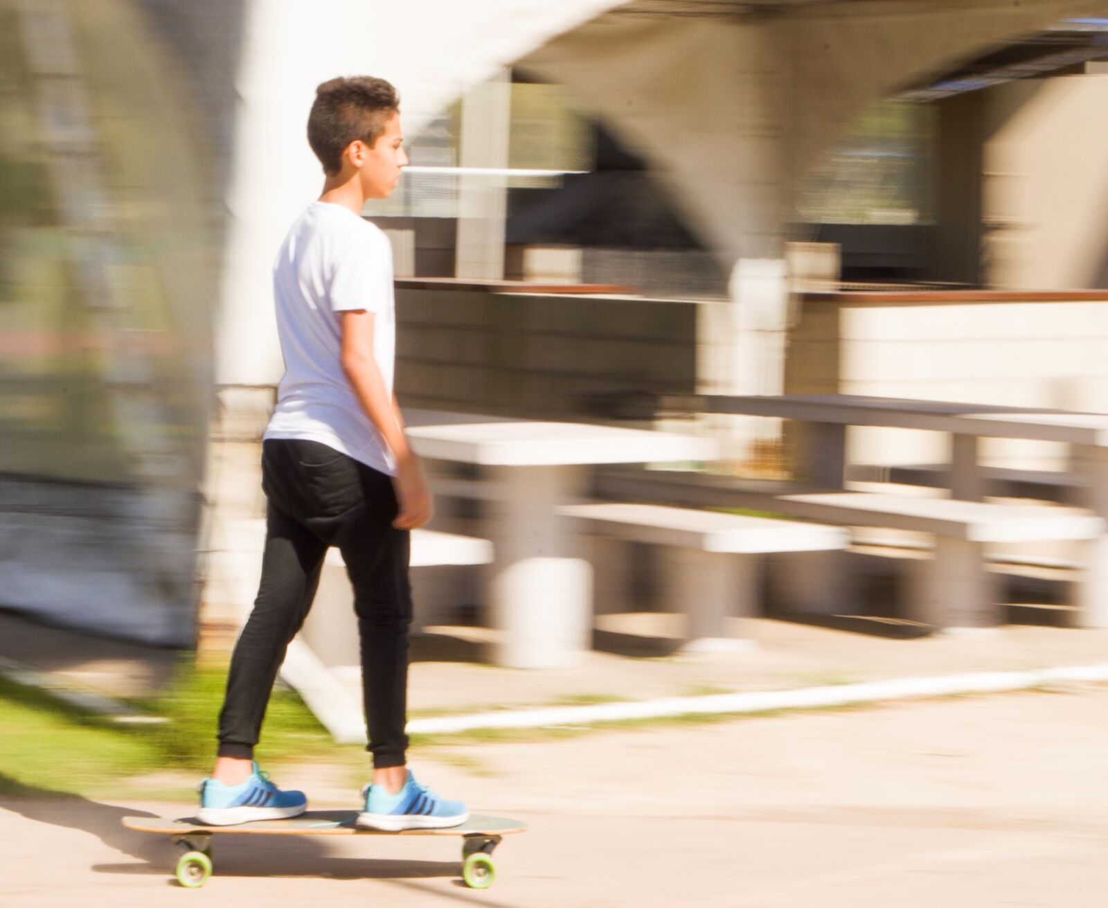 Nikon D3200 sample photo. Skateboard, guy, games photography