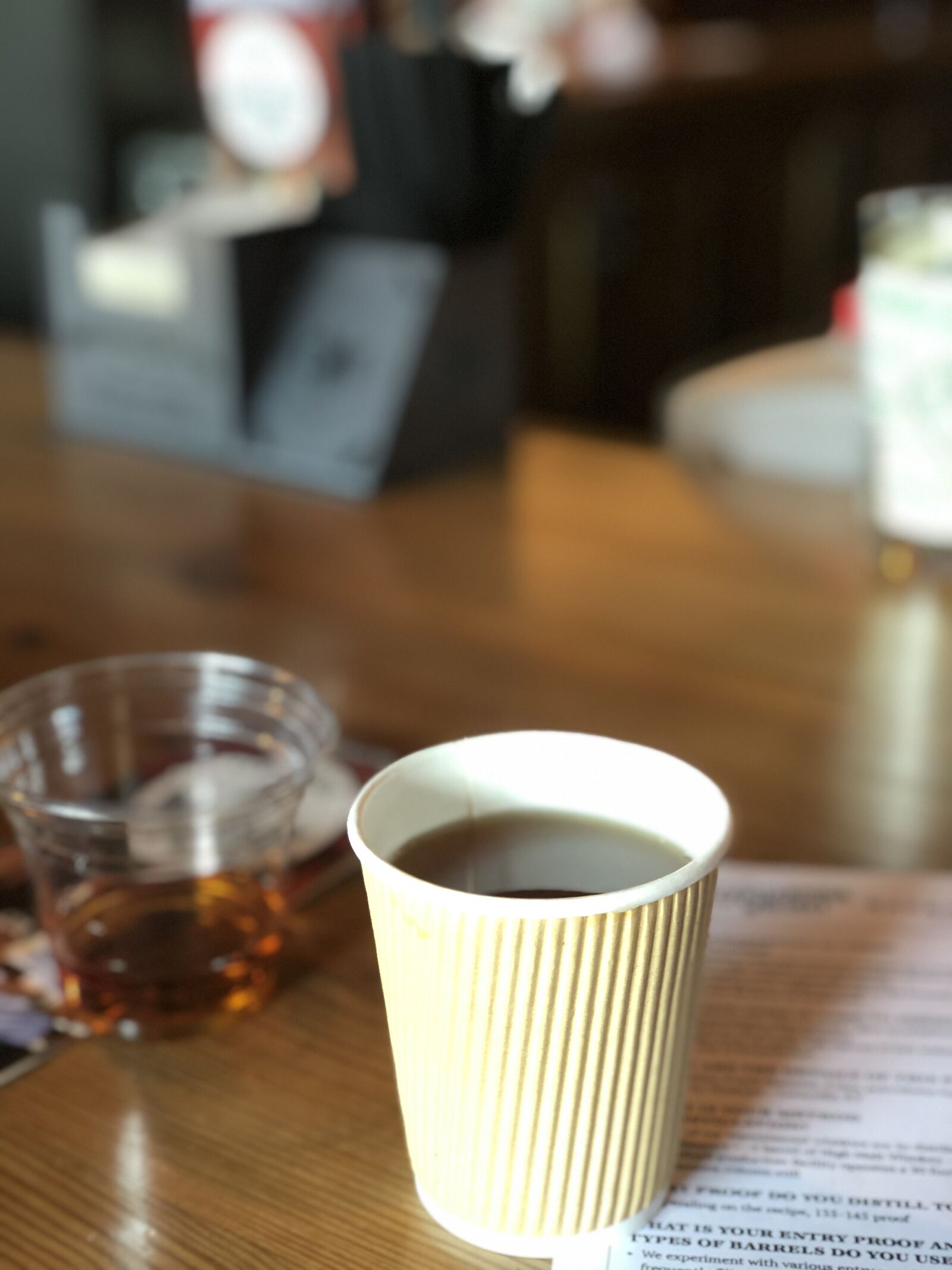 iPhone X back dual camera 6mm f/2.4 sample photo. Whiskey, alcohol, bar photography