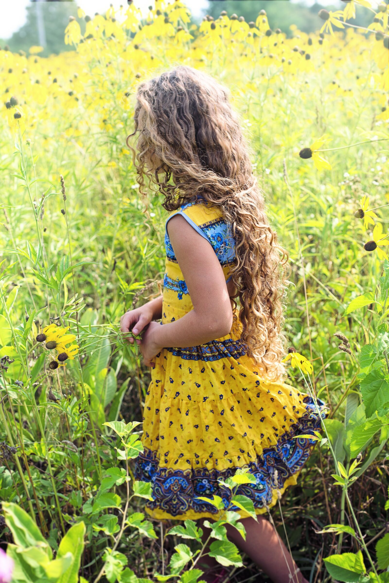 Canon EF 50mm F1.4 USM sample photo. Little, girl, flowers photography