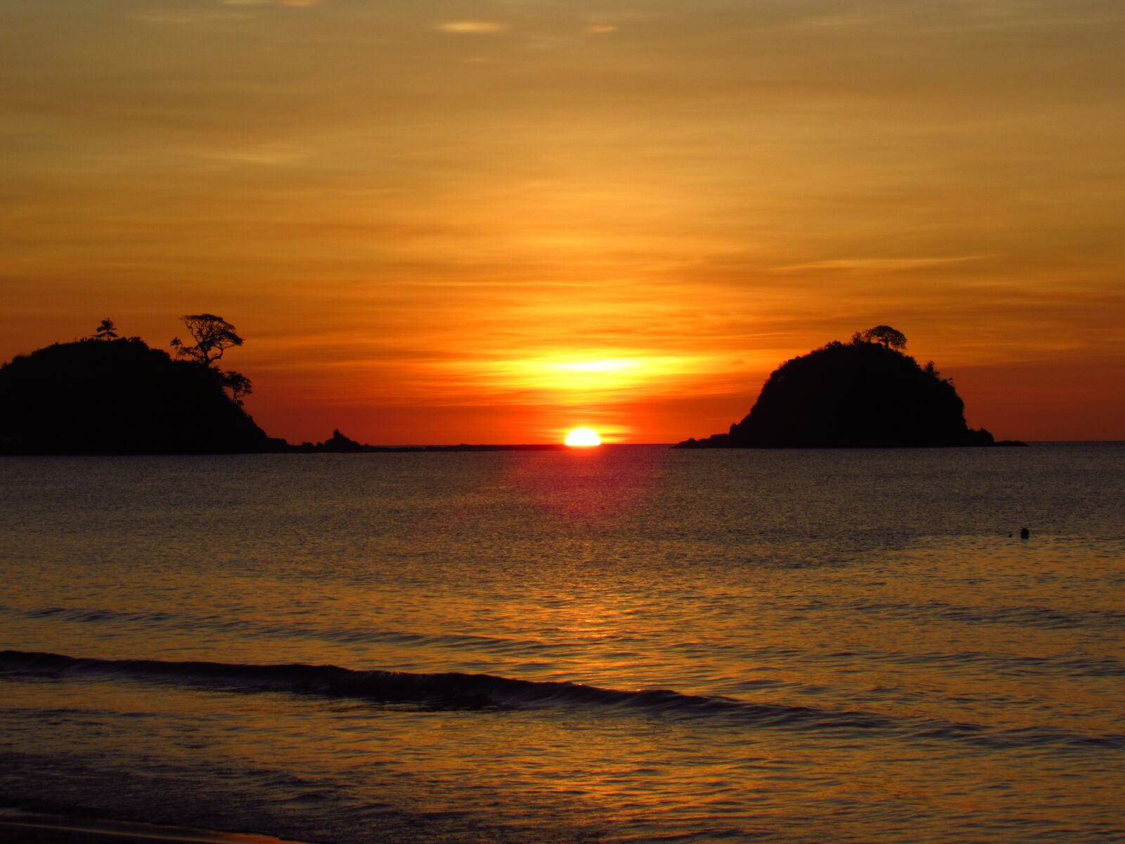 Canon PowerShot SX530 HS sample photo. Beach, sunset, islands photography