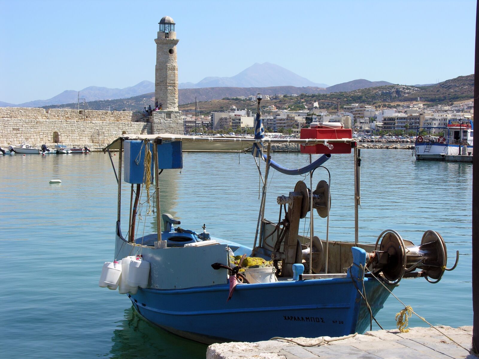 Nikon E8800 sample photo. Boat, fishing boat, greece photography