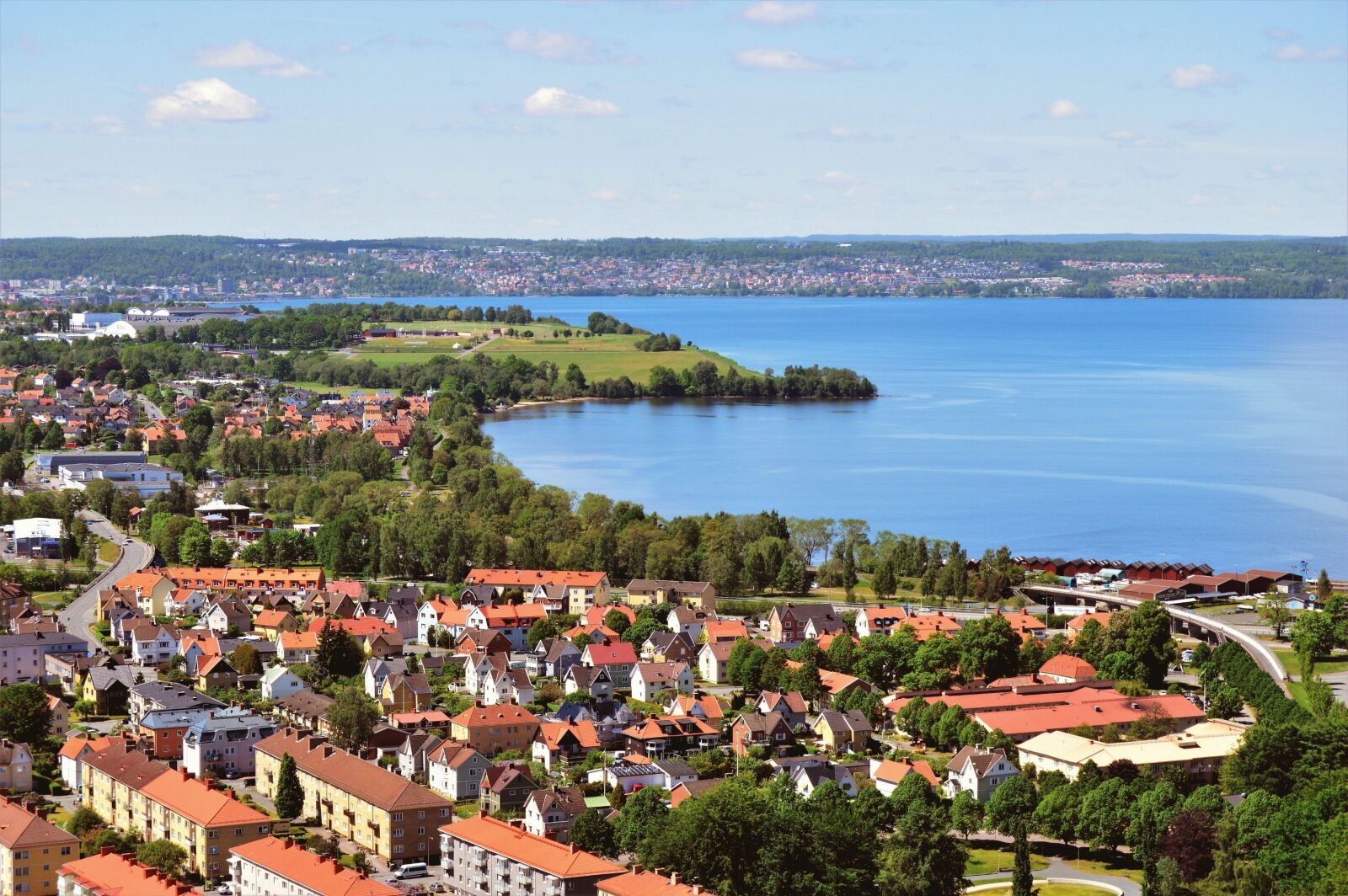 Nikon D3200 sample photo. Huskvarna, vättern, lake photography