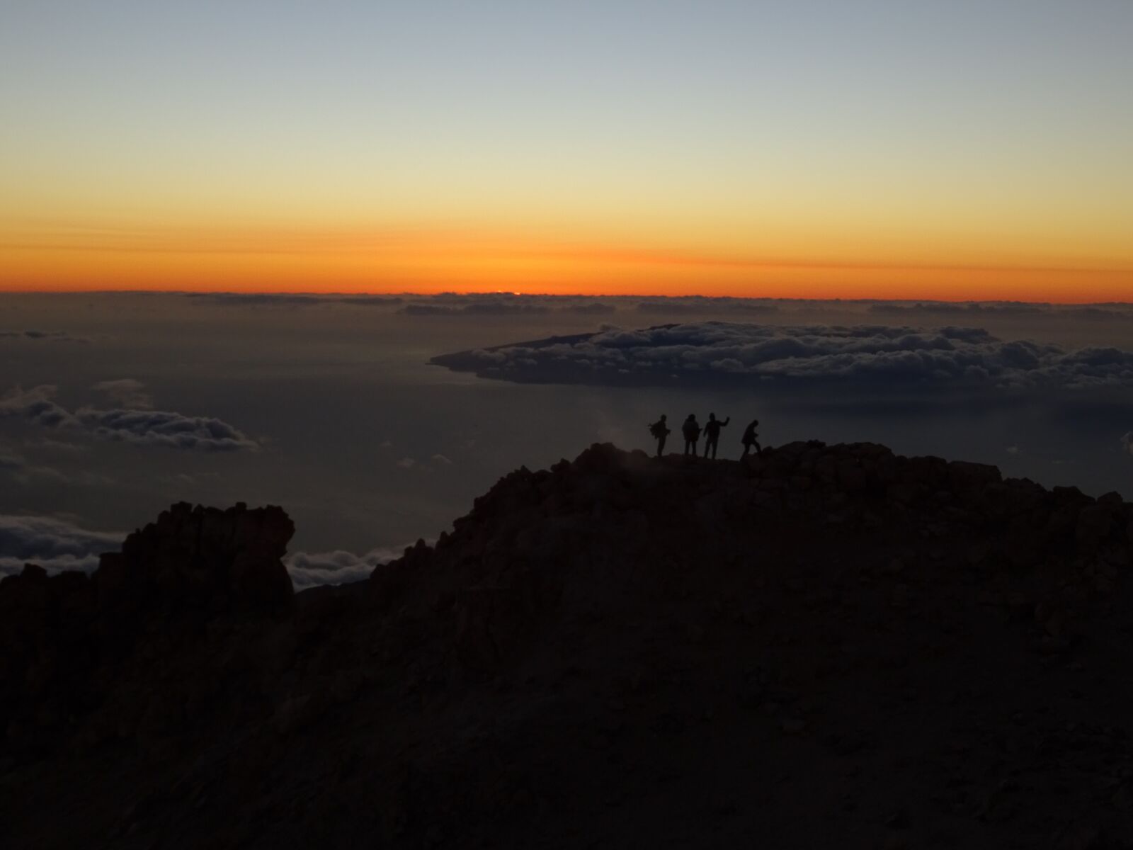 Sony DSC-HX60V sample photo. Teide, tenerife, sunset photography