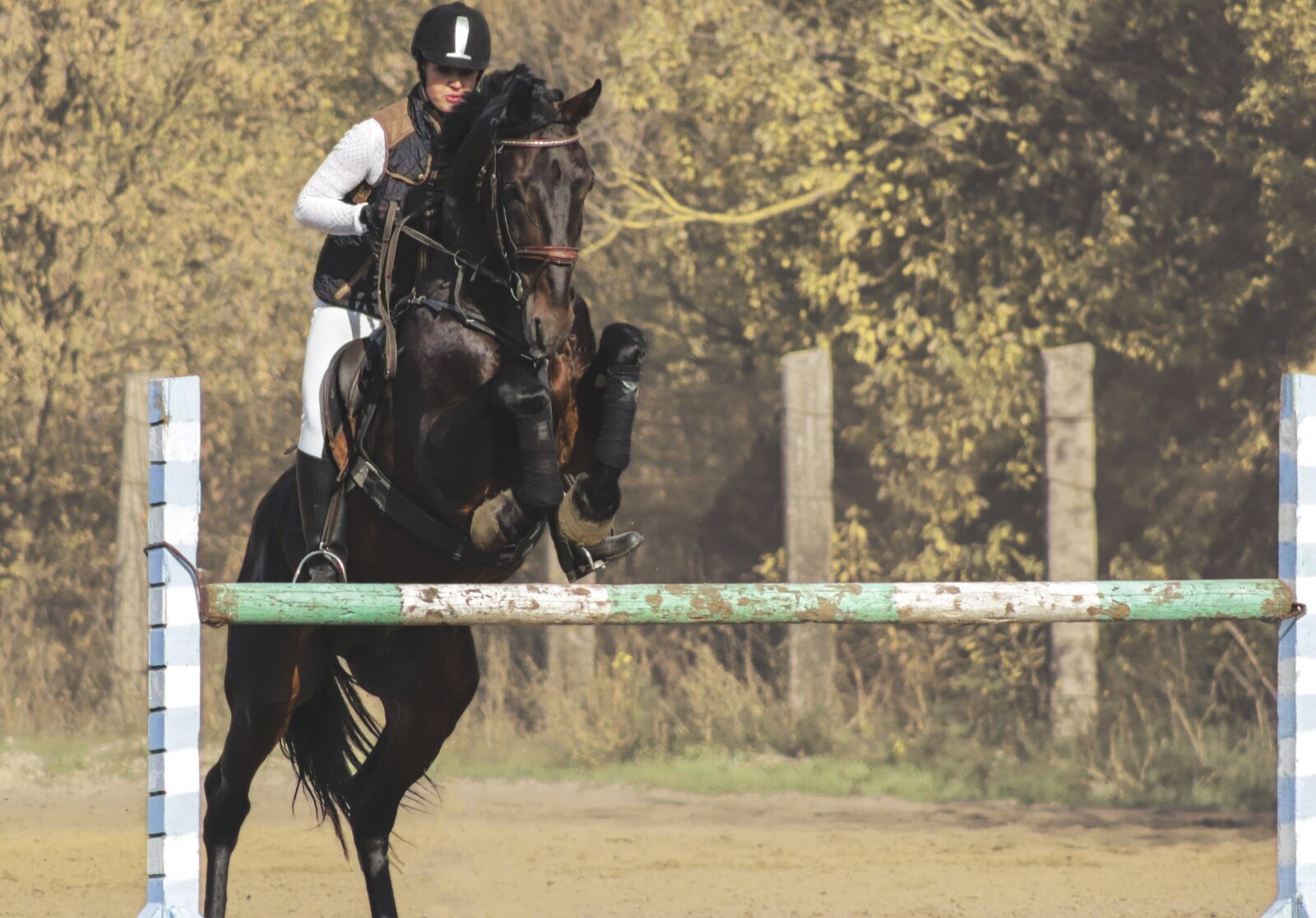 Canon EF 75-300mm f/4-5.6 USM sample photo. Girl on horse, races photography
