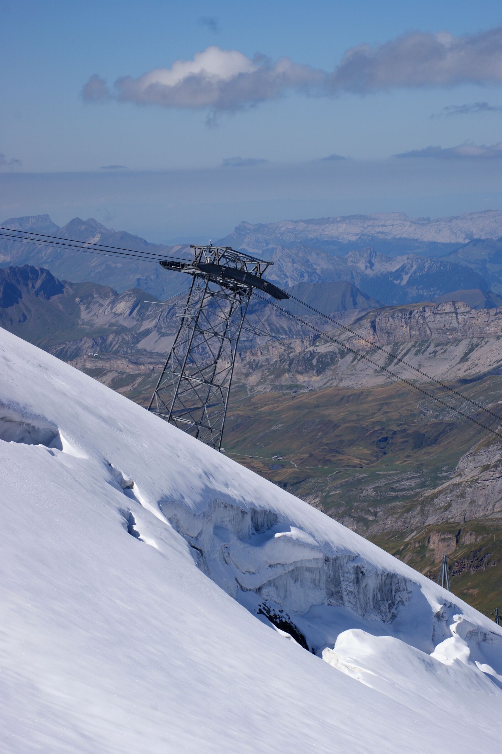 Sony Alpha DSLR-A350 sample photo. Mountain, snow, view photography