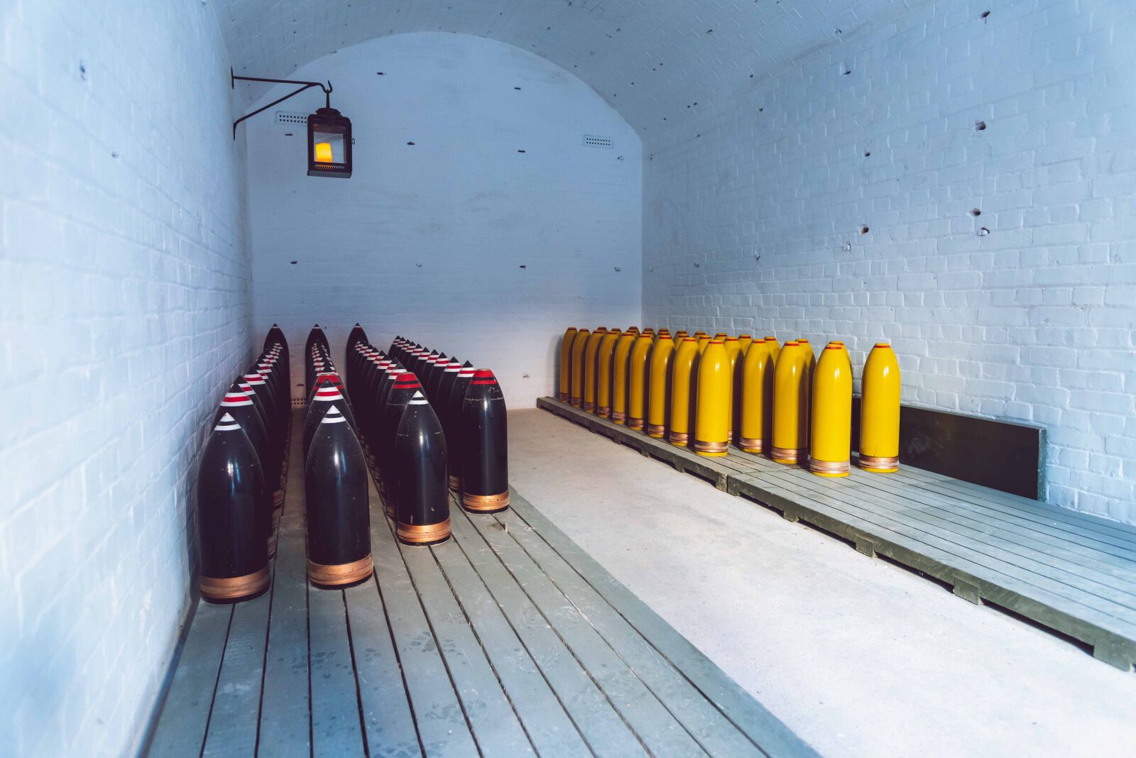 Nikon D750 sample photo. Storage, bomb shelter, shells photography