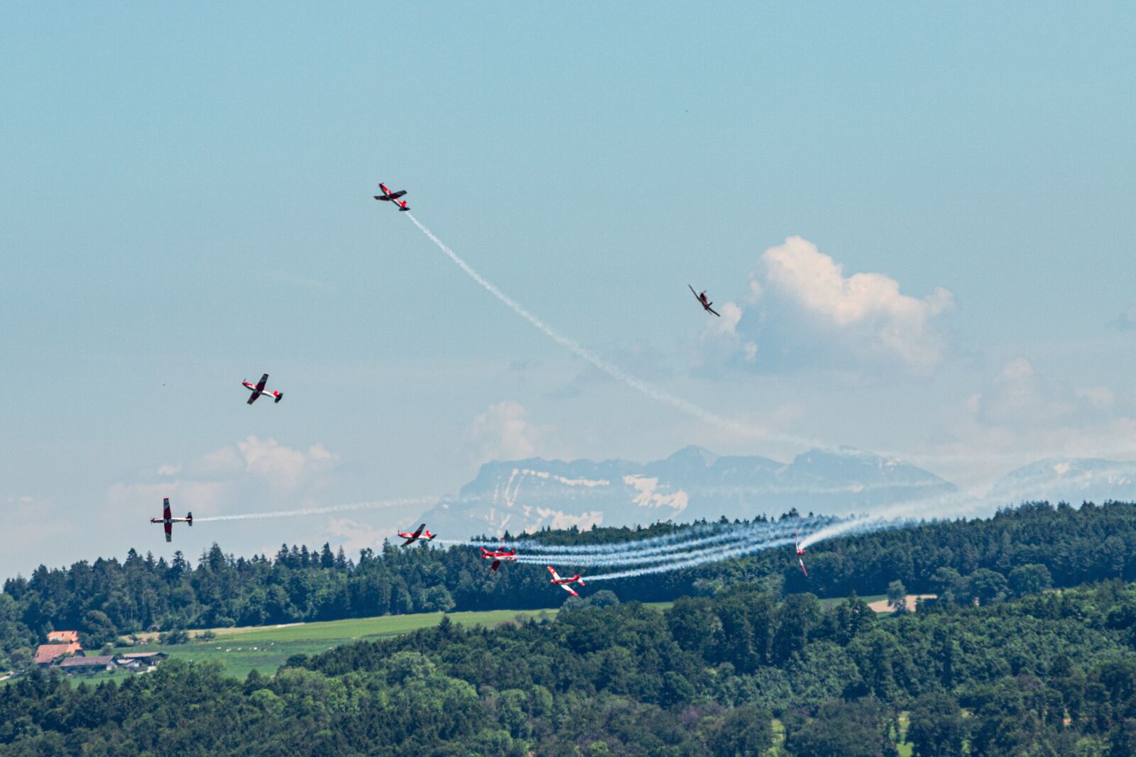 Canon EOS 6D Mark II sample photo. Pc-7, aircraft, airshow photography