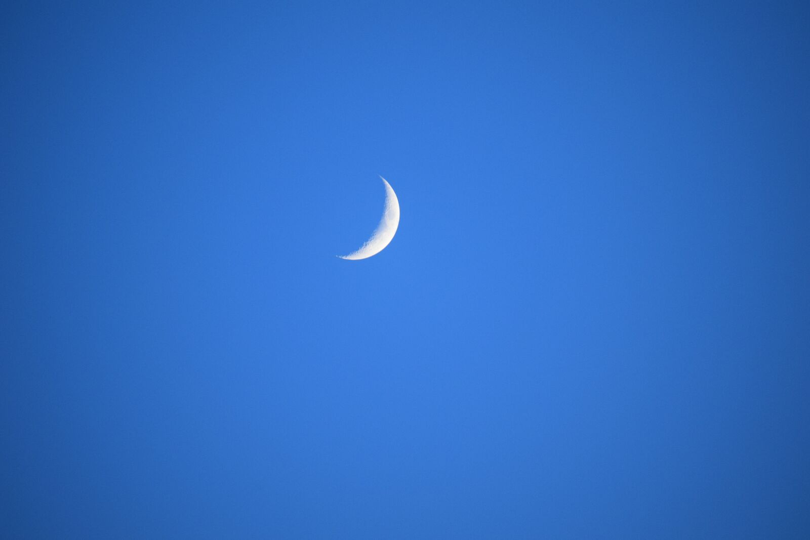 Nikon D3300 sample photo. Moon, blue, sky photography