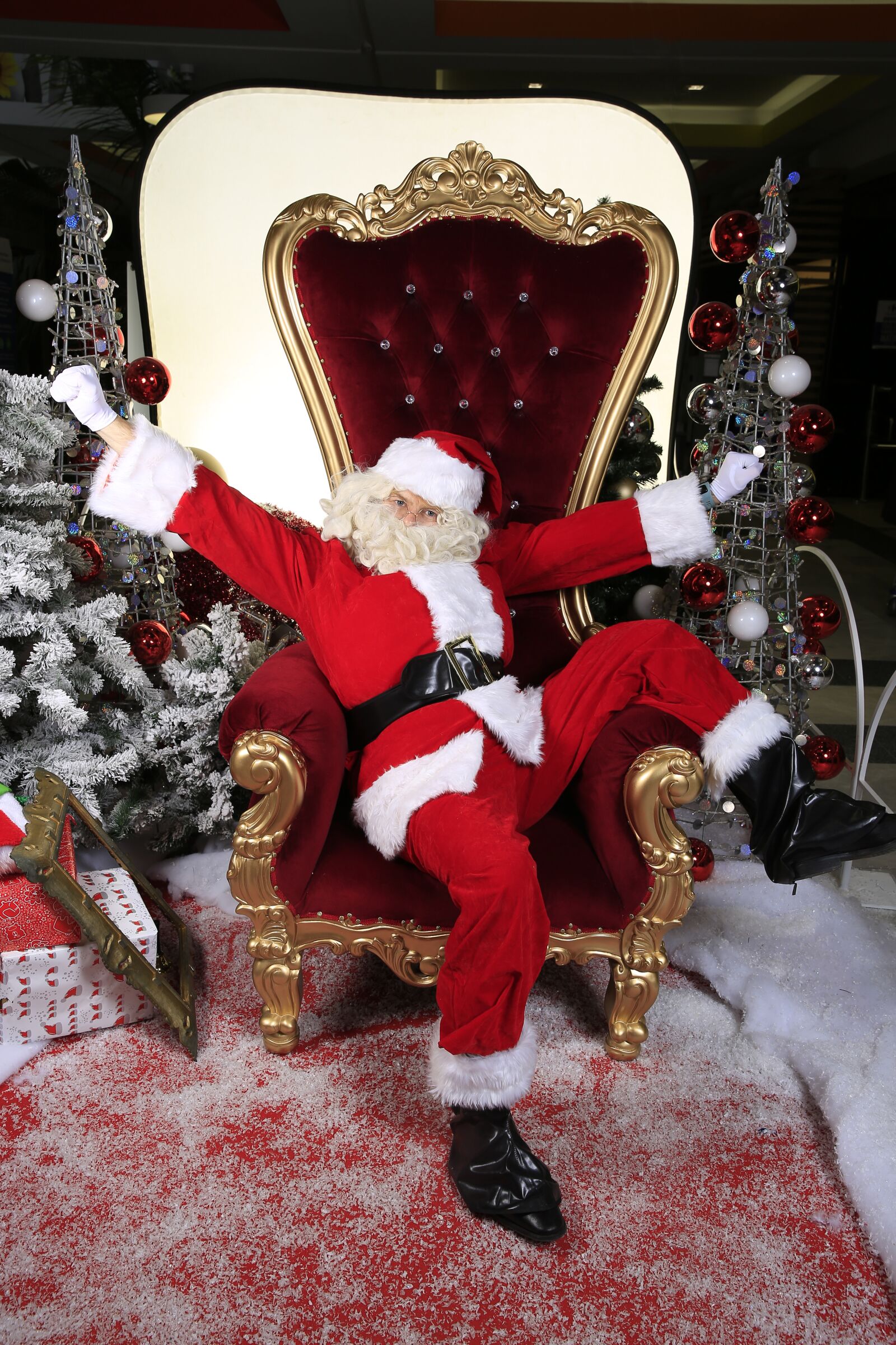 Canon EF 24-70mm F2.8L II USM sample photo. Father christmas, santa, armchair photography