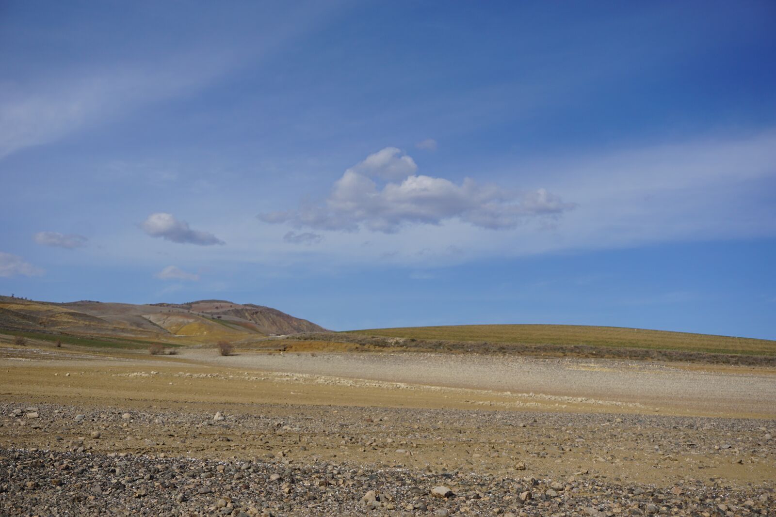 Sony a6000 sample photo. Blue, sky, white clouds photography