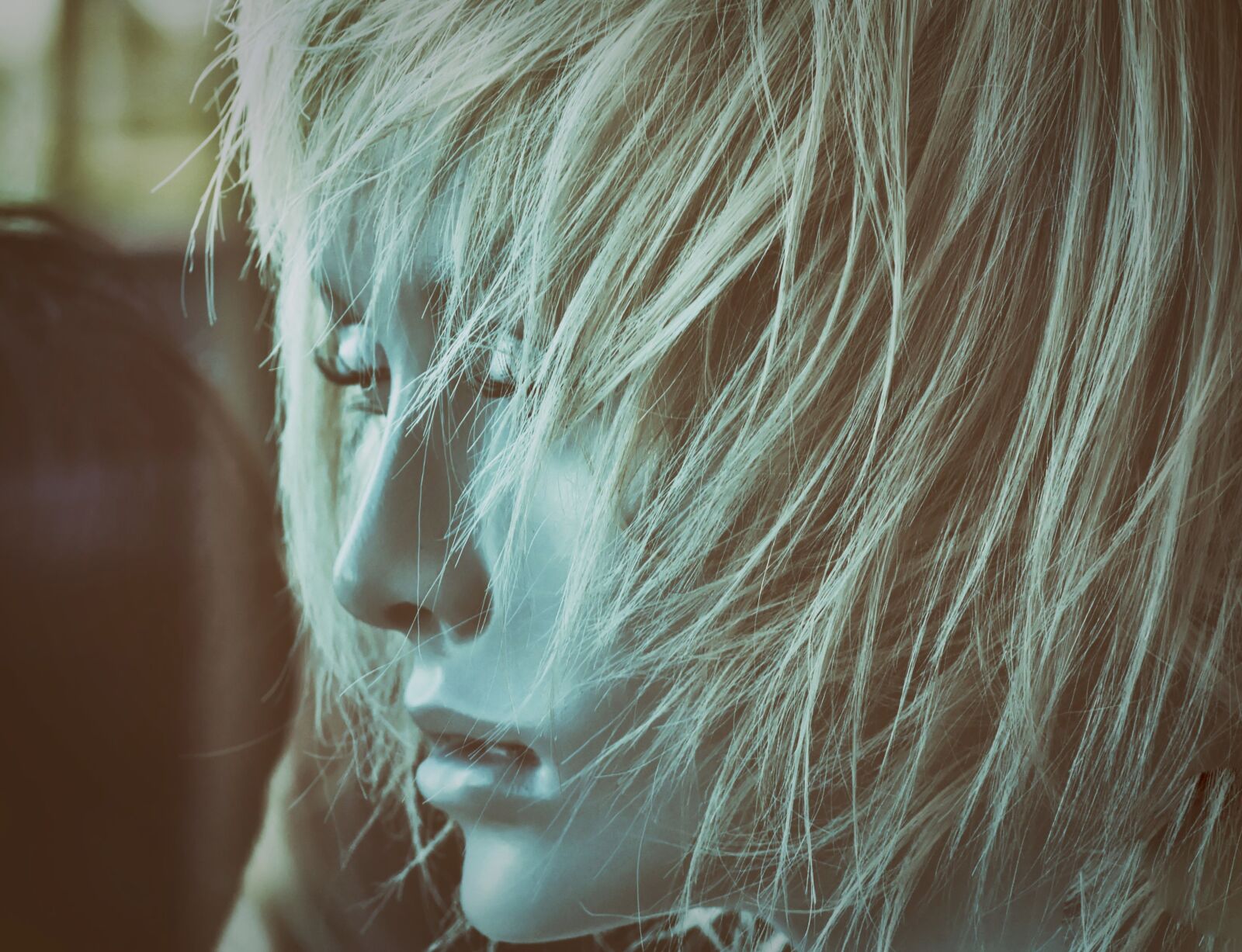 Nikon D3200 sample photo. Display dummy, wig, hair photography