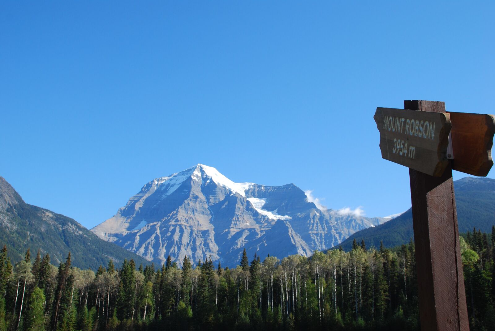 Nikon D60 sample photo. Canada, mount robson, mountain photography