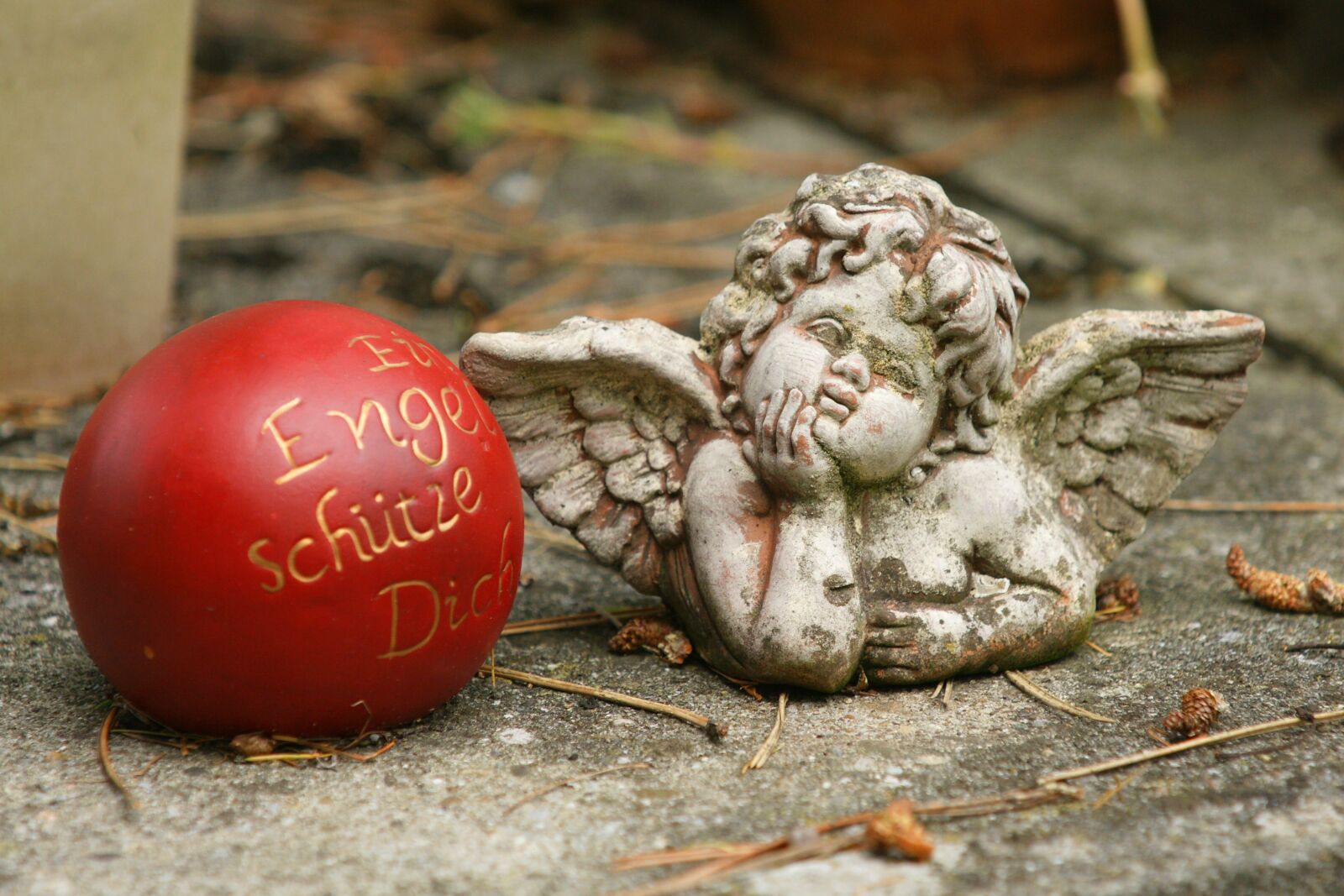 Sony Alpha DSLR-A700 sample photo. Angel, angel figure, reclining photography