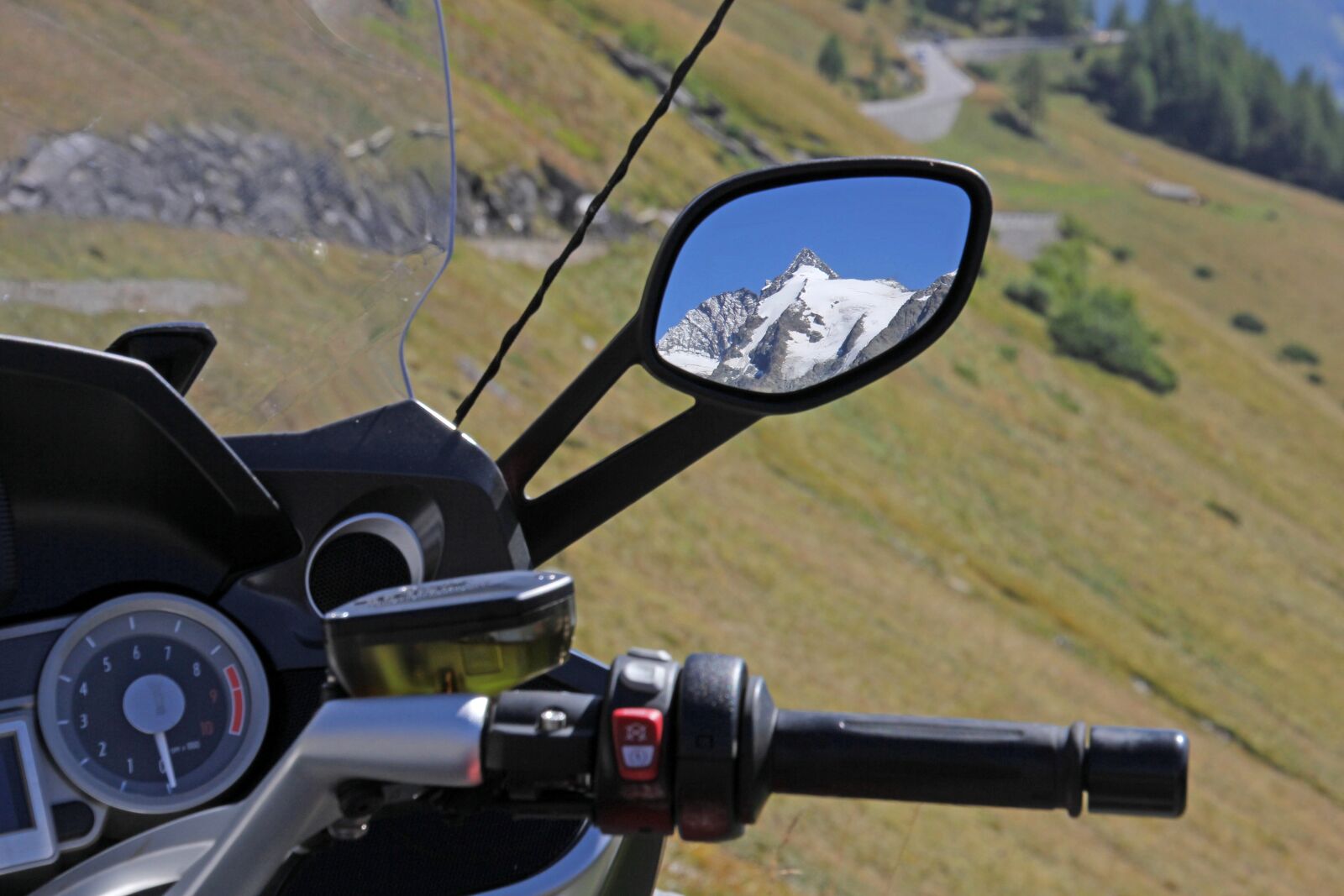 Canon EOS 60D sample photo. Grossglockner, mountains, motorcycle photography