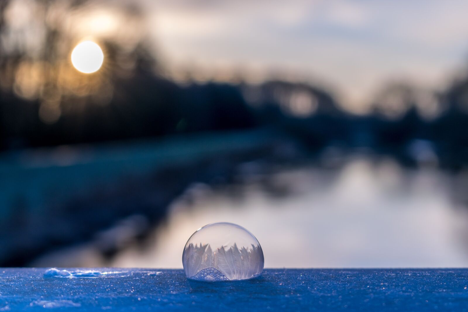 Nikon D5300 sample photo. Soap bubble, bubble, frozen photography