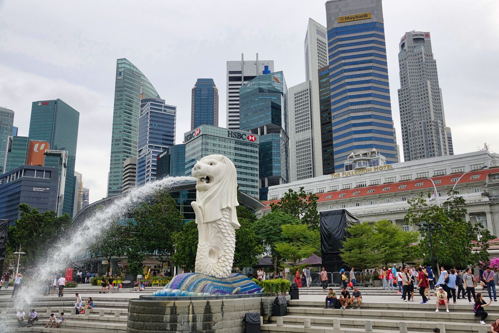 Sony Cyber-shot DSC-RX10 III sample photo. Singapore, city, skyscraper photography