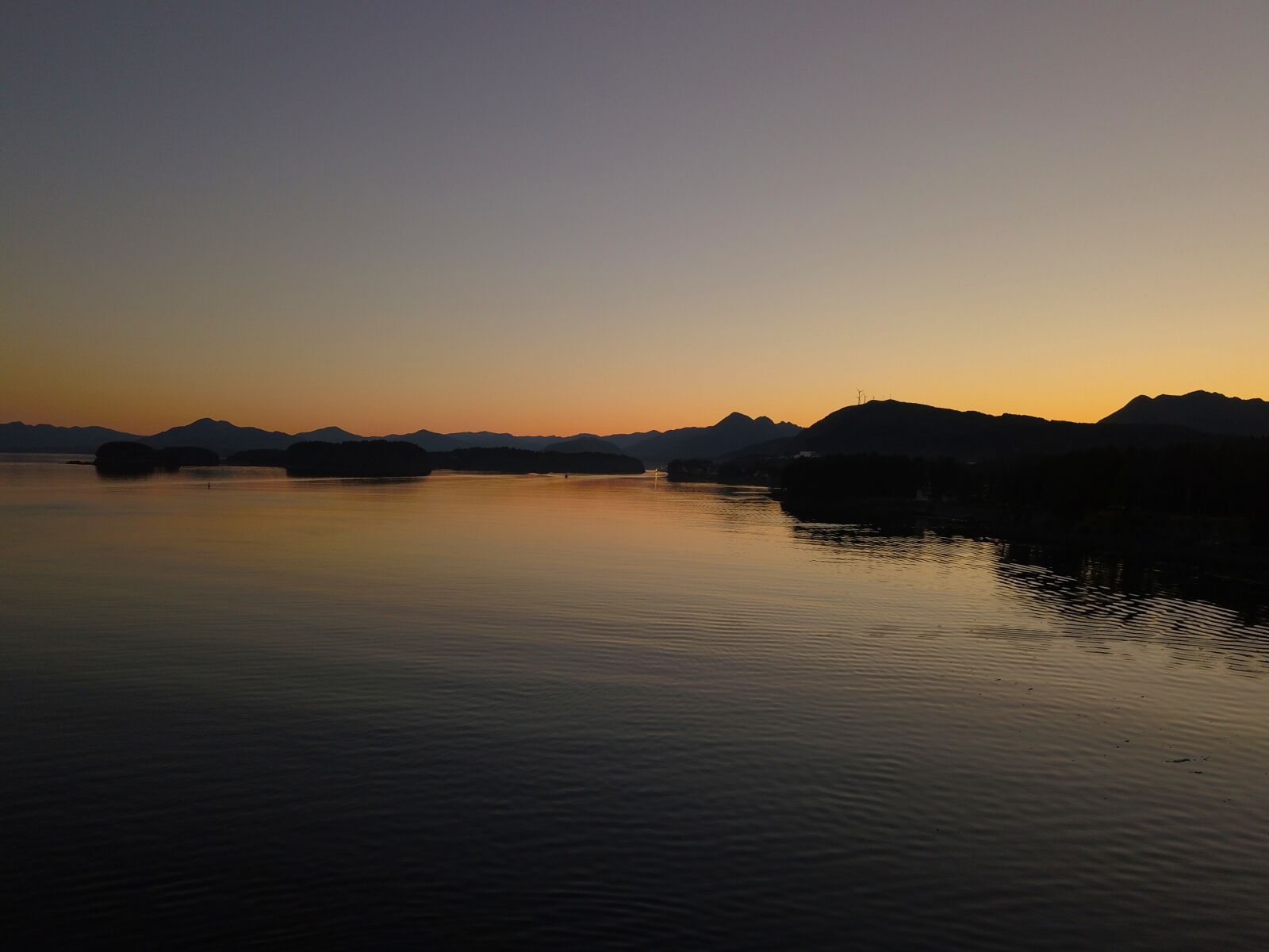 DJI FC220 sample photo. Kodiak, alaska, sunset photography