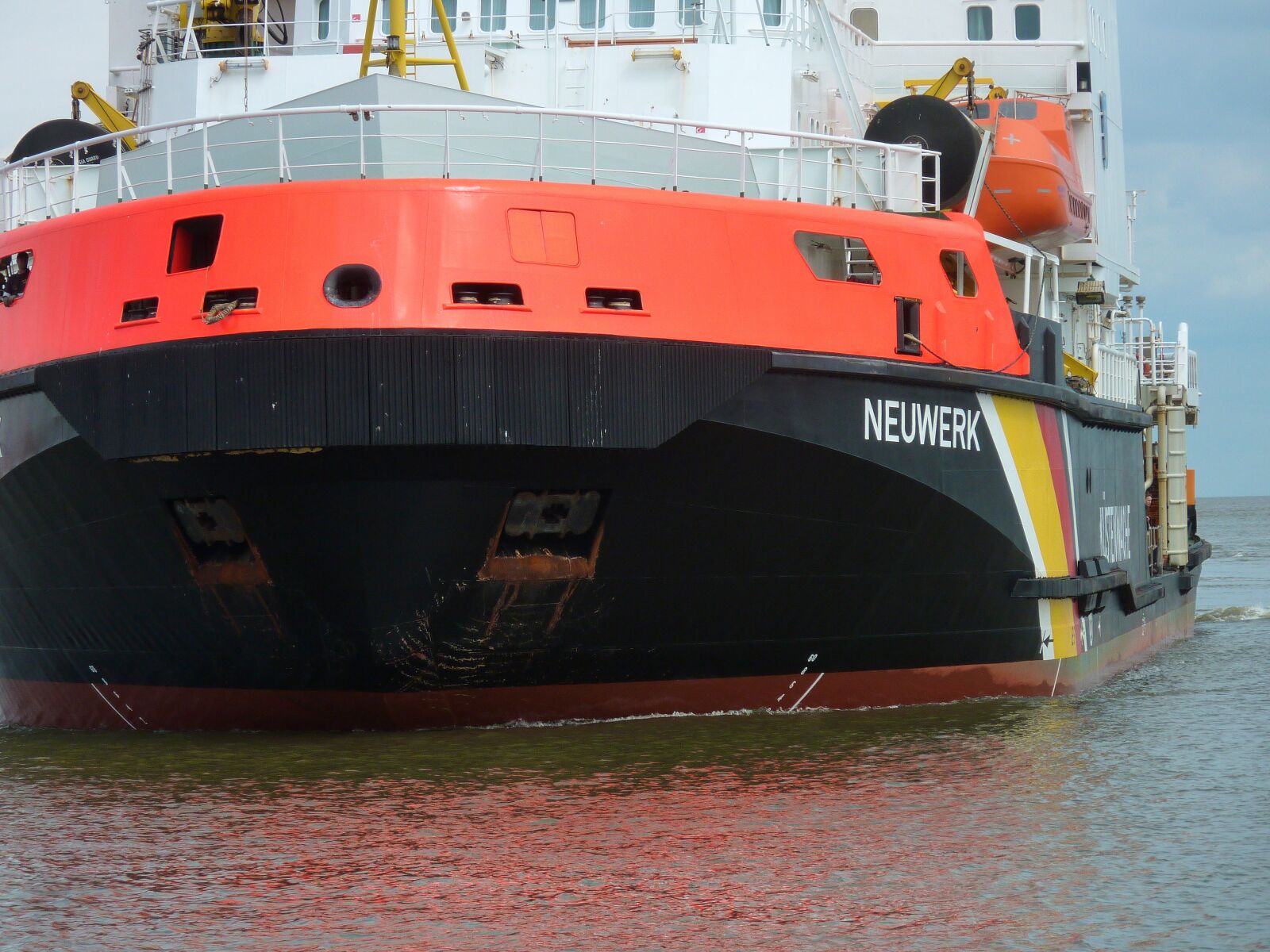Panasonic DMC-TZ7 sample photo. Coast guard, ship, cuxhaven photography