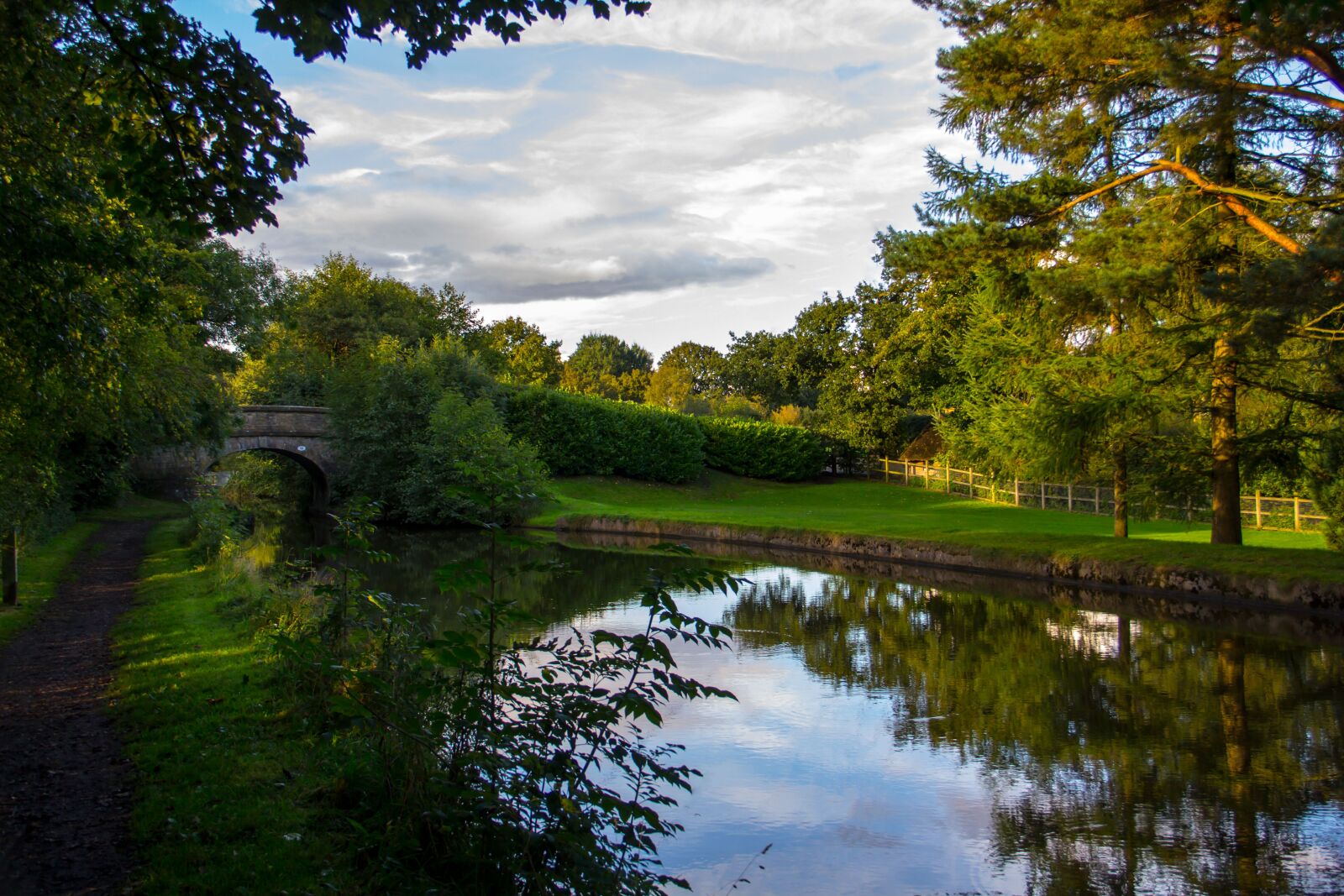 Canon EOS 60D sample photo. Canal, forest, sky photography