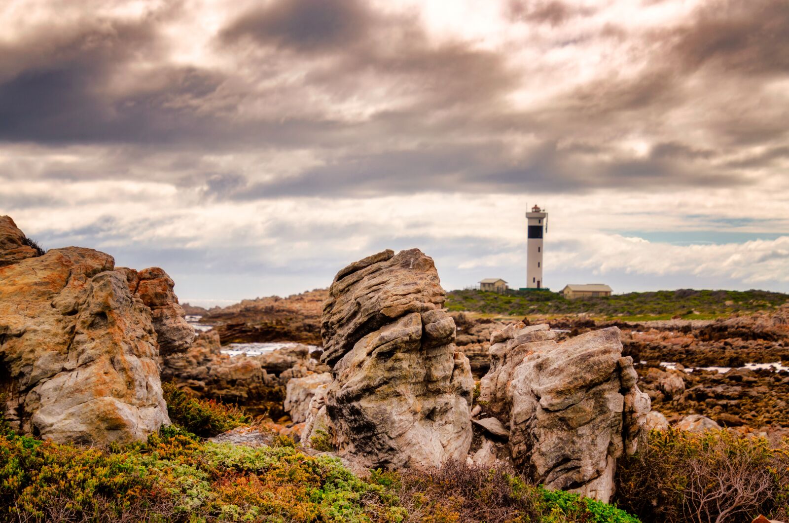 Nikon D7000 sample photo. Rocks, lighthouse, sky photography