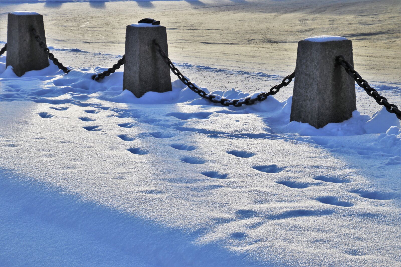 Снег помоги. Snow Glow. Winter Railings.