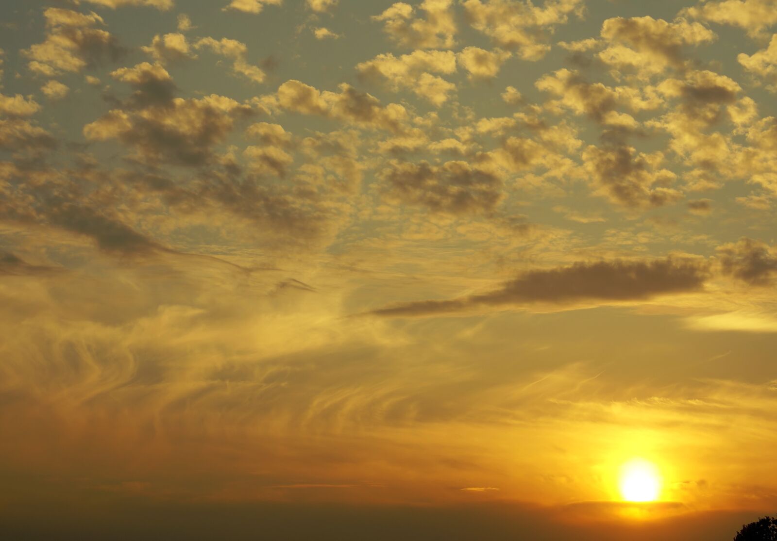 Sony Alpha DSLR-A100 sample photo. Sky, clouds, the sun photography