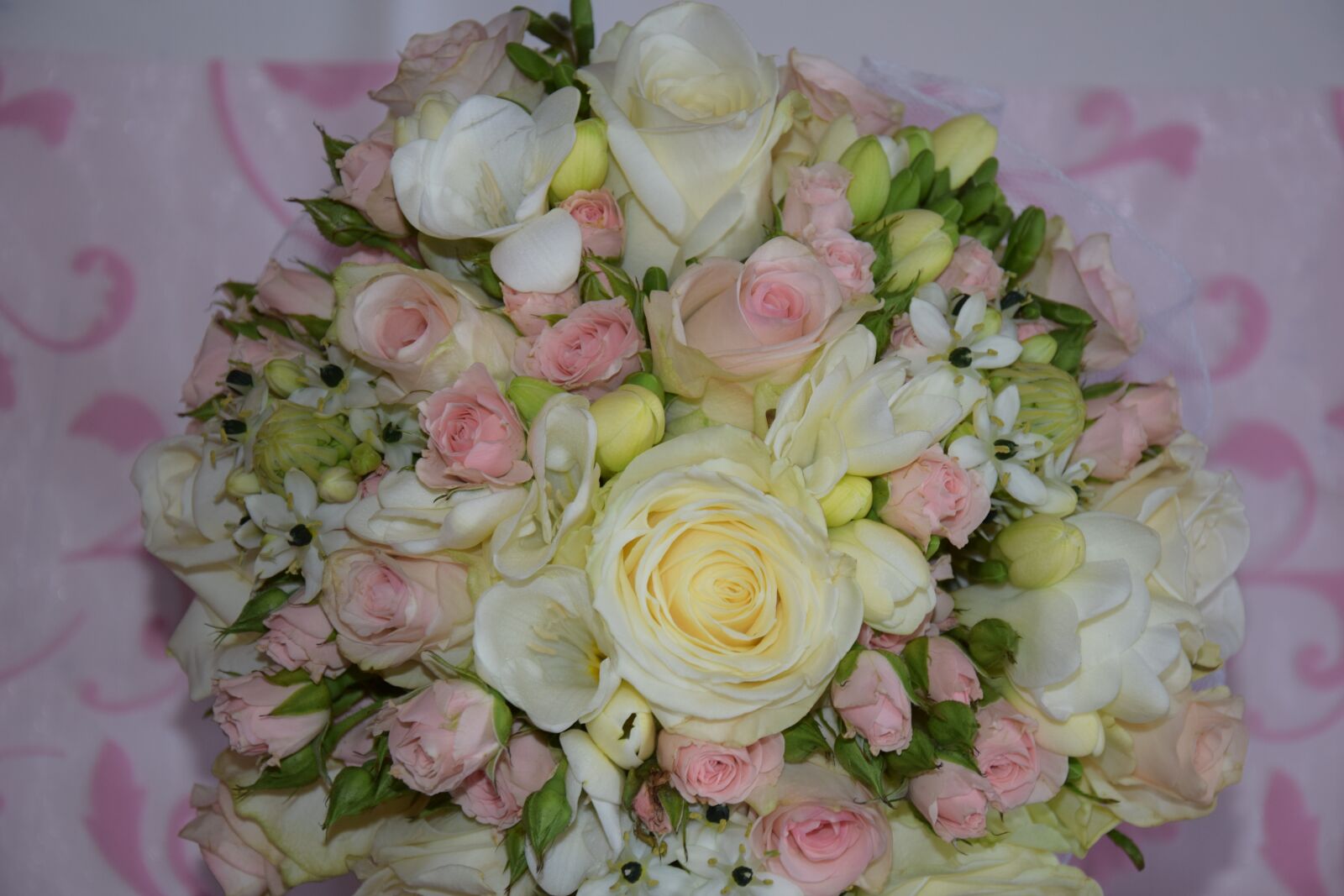 Nikon D3300 sample photo. Wedding, bouquet, rose photography