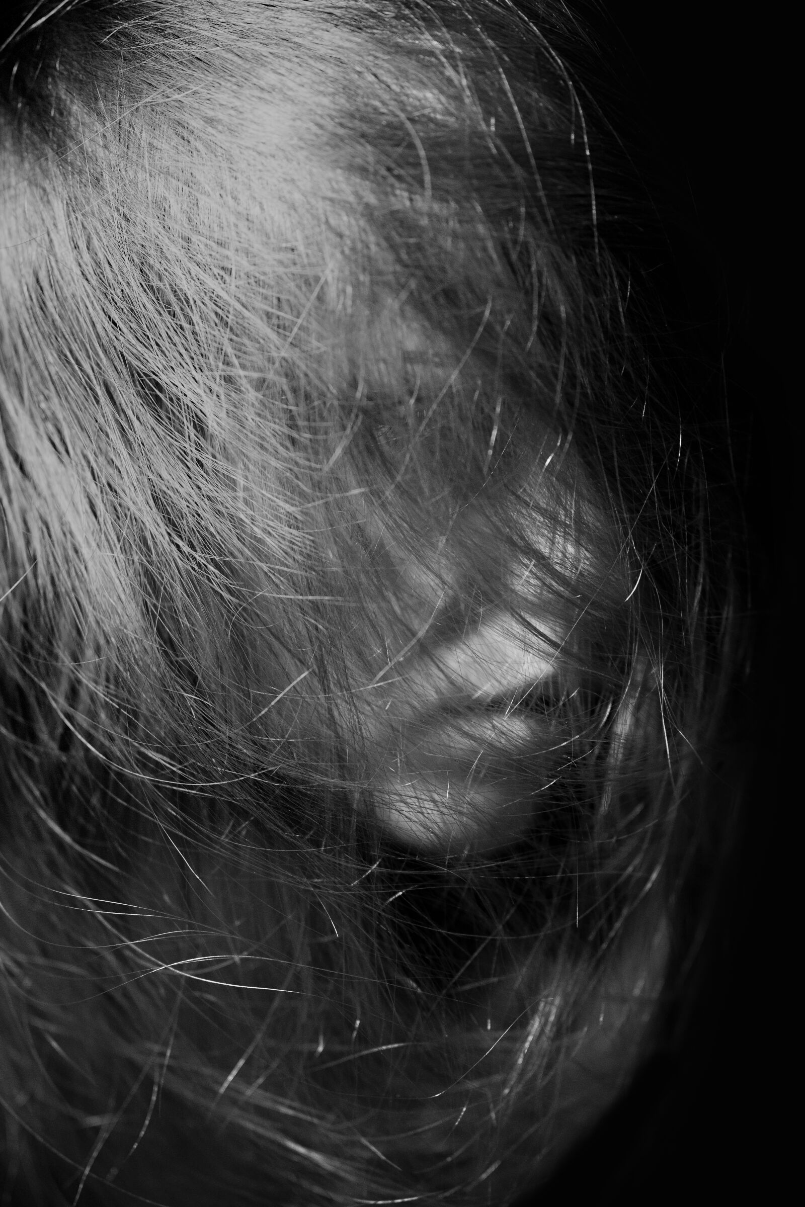 Sony Alpha DSLR-A850 sample photo. Model, black and white photography