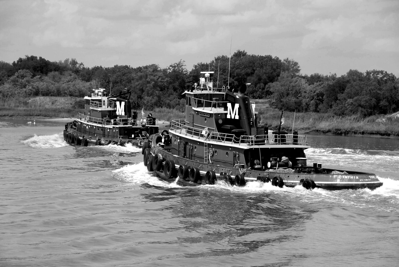 Nikon D200 sample photo. Tug boats, savannah, georgia photography