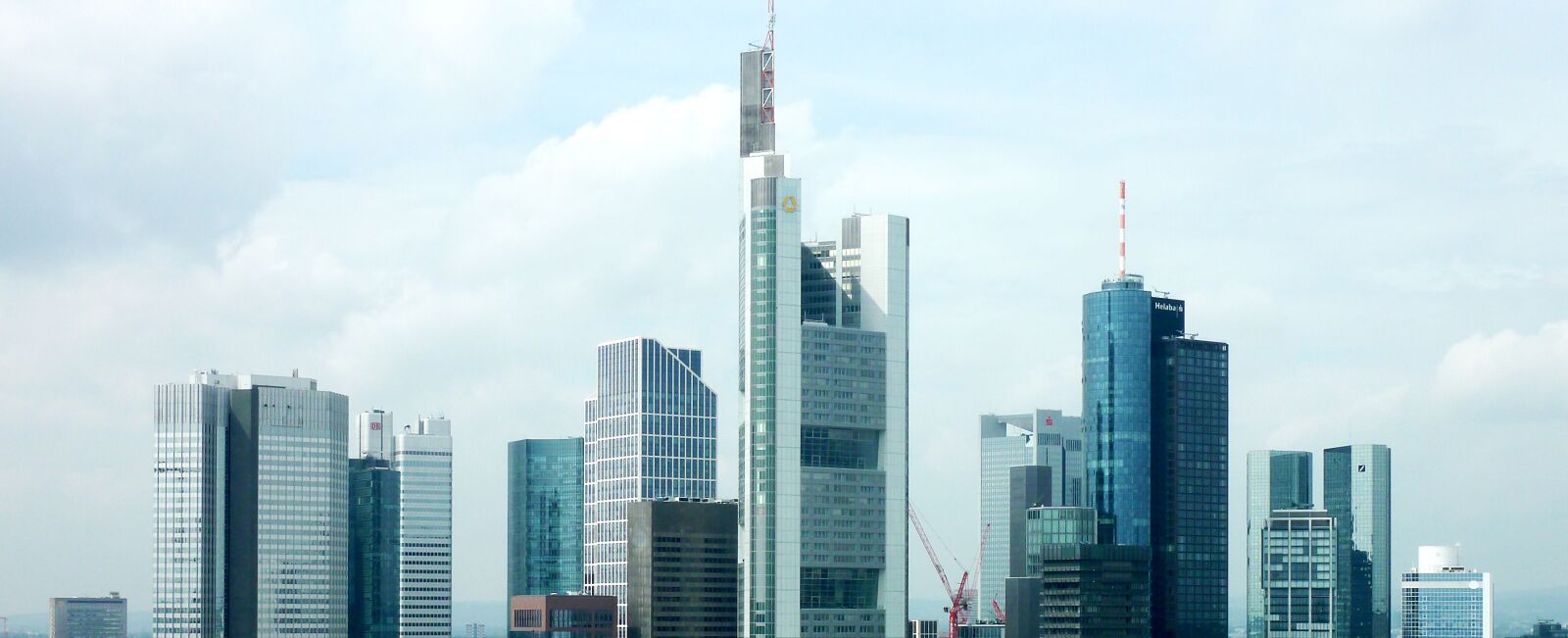 Panasonic DMC-TZ7 sample photo. Skyline, frankfurt, skyscrapers photography