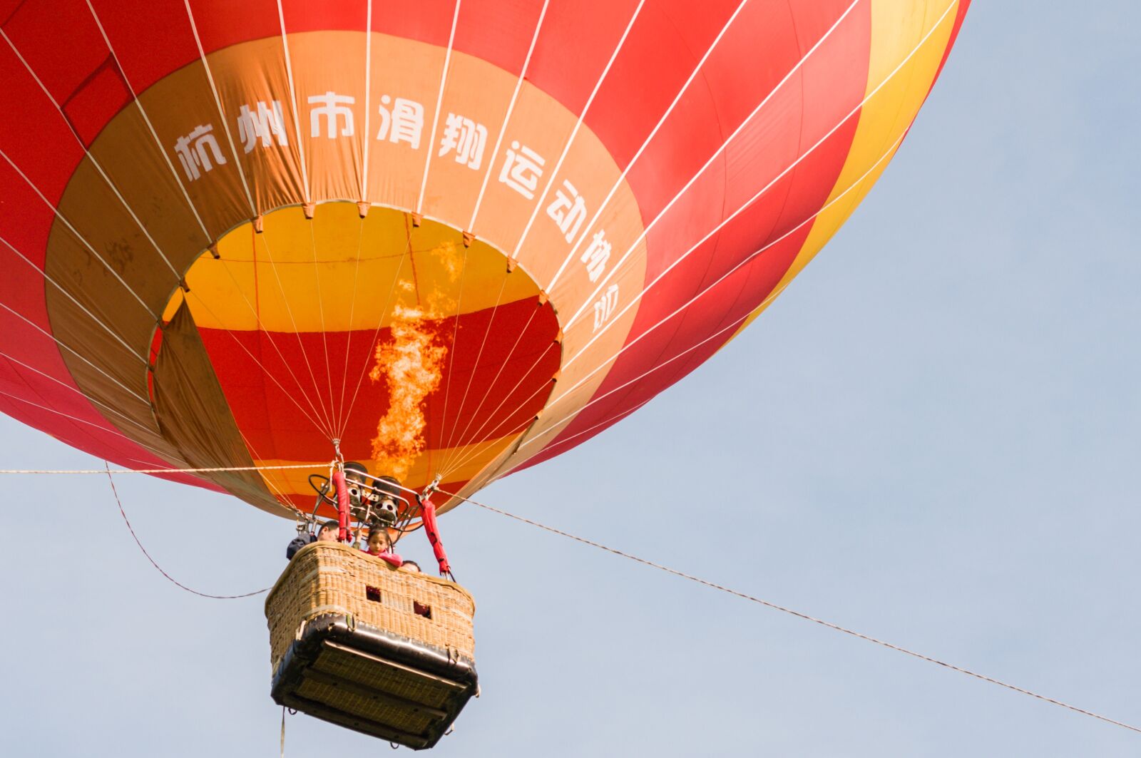 Nikon D90 sample photo. Fuyang, hot air balloon photography