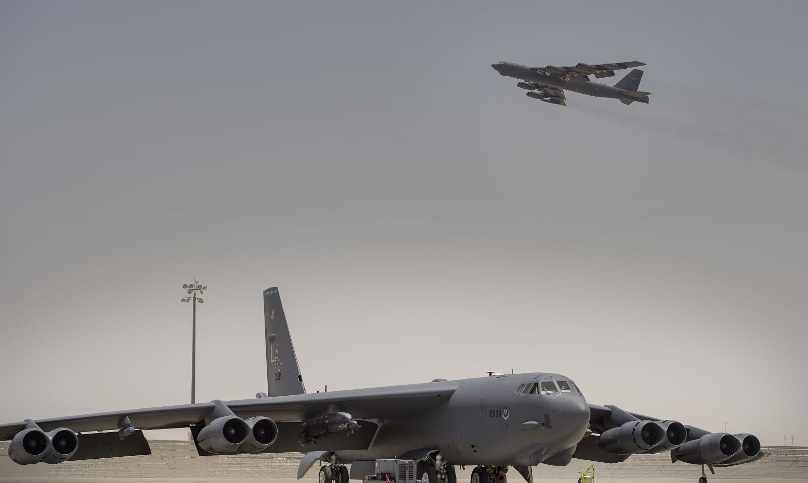 Nikon D4S sample photo. B-52 stratofortress, 23rd expeditionary photography