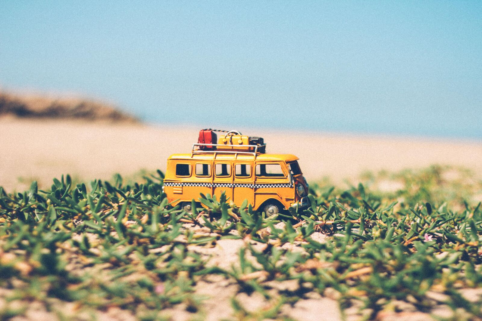 Canon EOS 60D + Canon EF 50mm F1.8 II sample photo. Agriculture, beach, blur, car photography