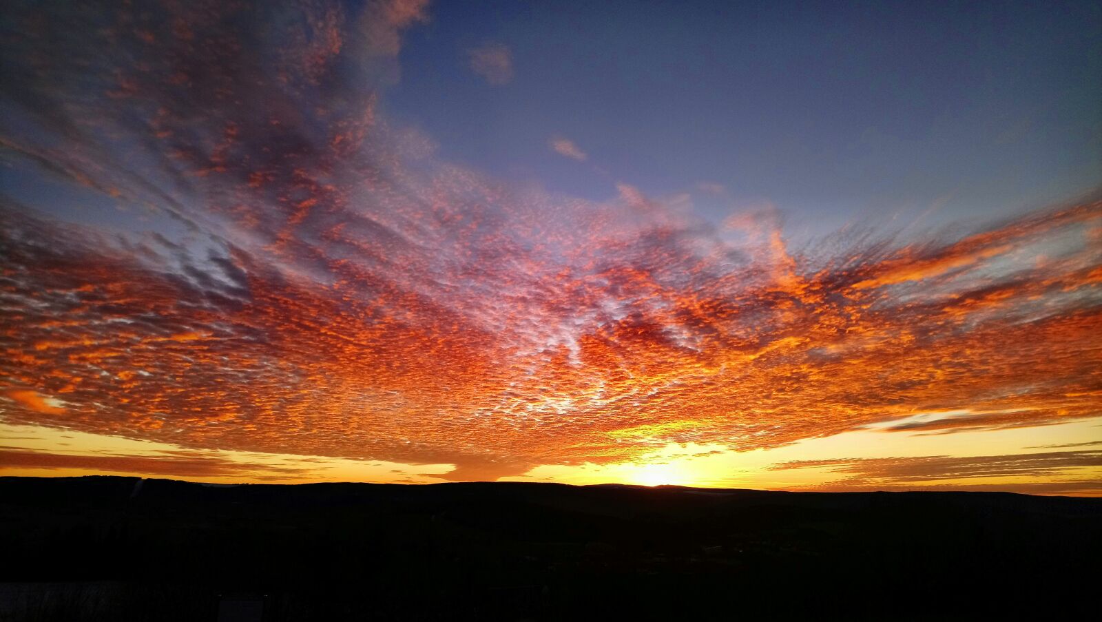 Sony Xperia XA1 Plus sample photo. Sunset, rinds mountain, seiffen photography