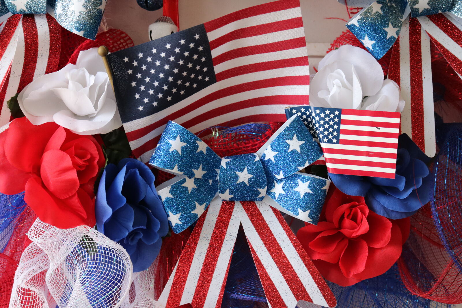 Canon EOS 750D (EOS Rebel T6i / EOS Kiss X8i) sample photo. American, flag, close, up photography