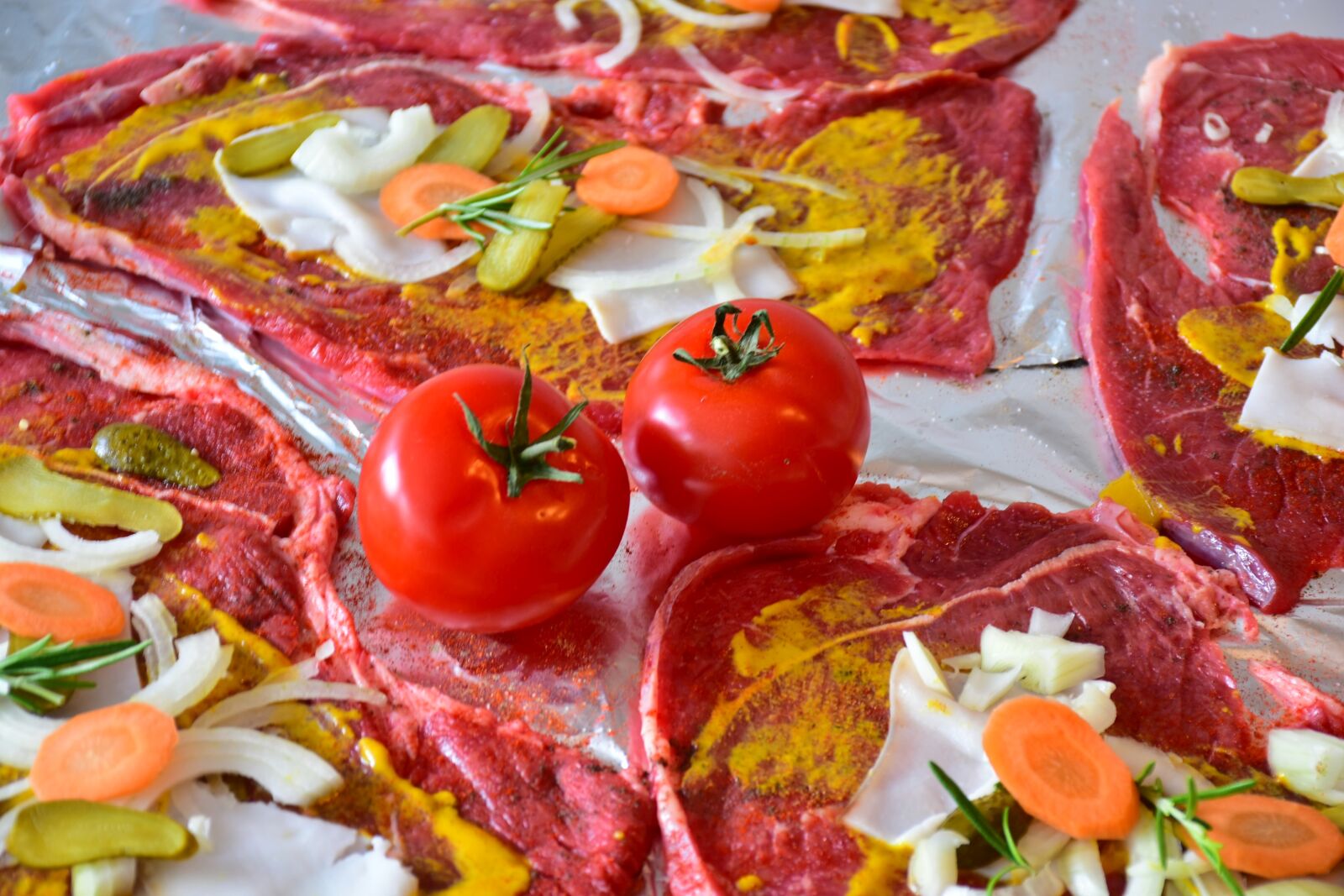 Nikon D7200 sample photo. Roulades, beef roulades, raw photography