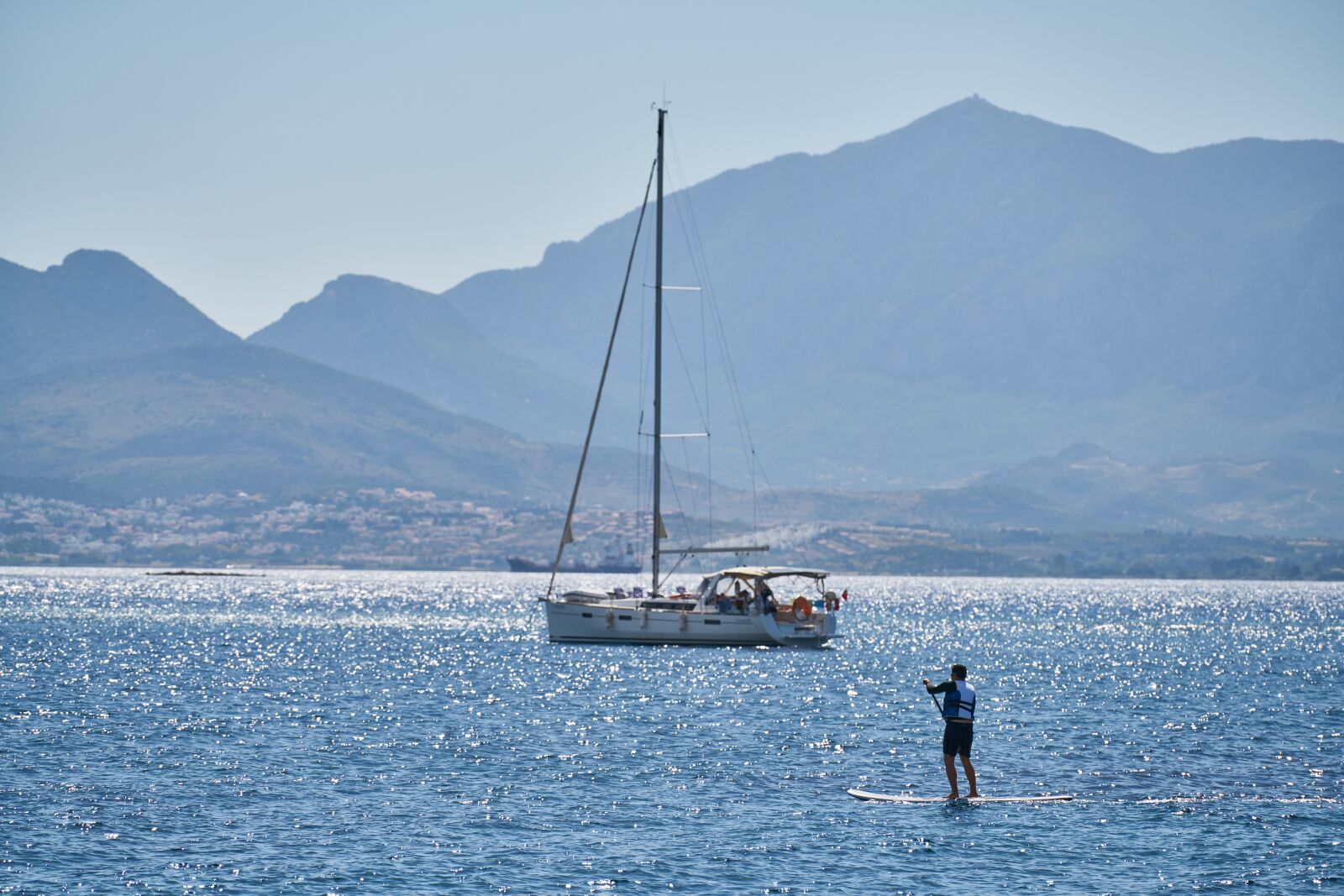 Sony FE 70-200mm F4 G OSS sample photo. Sailboat, marine, direct photography