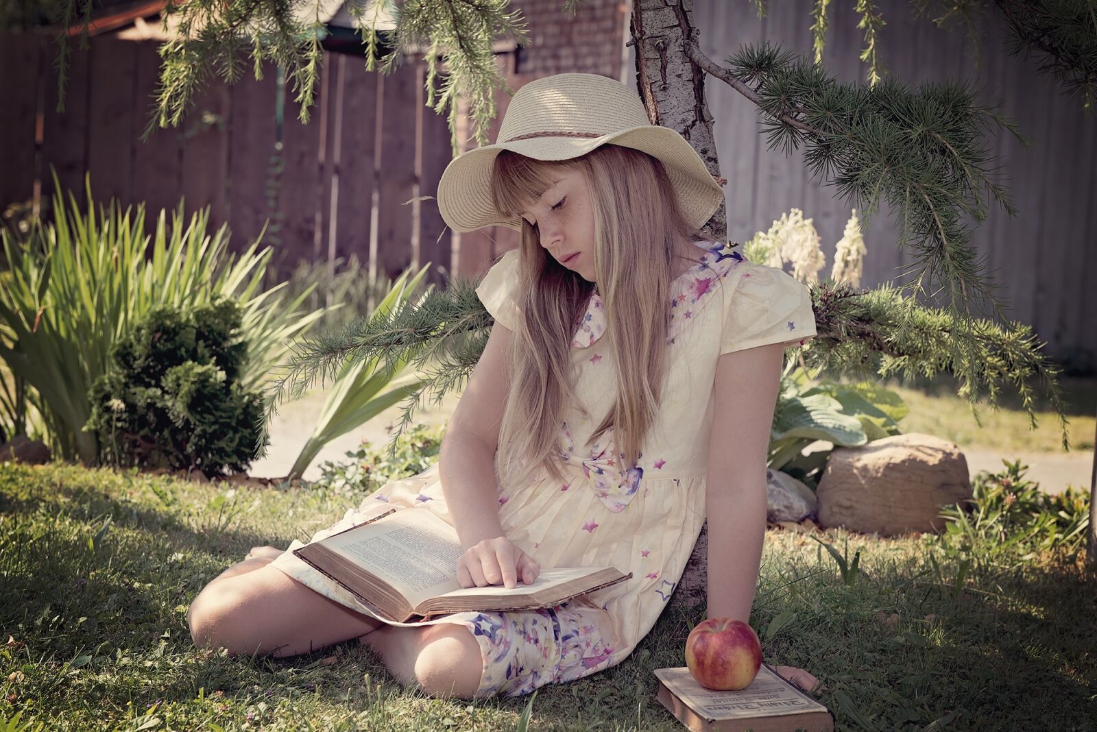 Nikon D750 sample photo. Child, girl, read photography